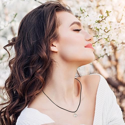 Miniatura 7 de Paxcoo 50 cordones de algodón encerado negro, cuerda de collar de 24 pulgadas con cierre, a granel para dijes, colgantes, pulseras, suministros de