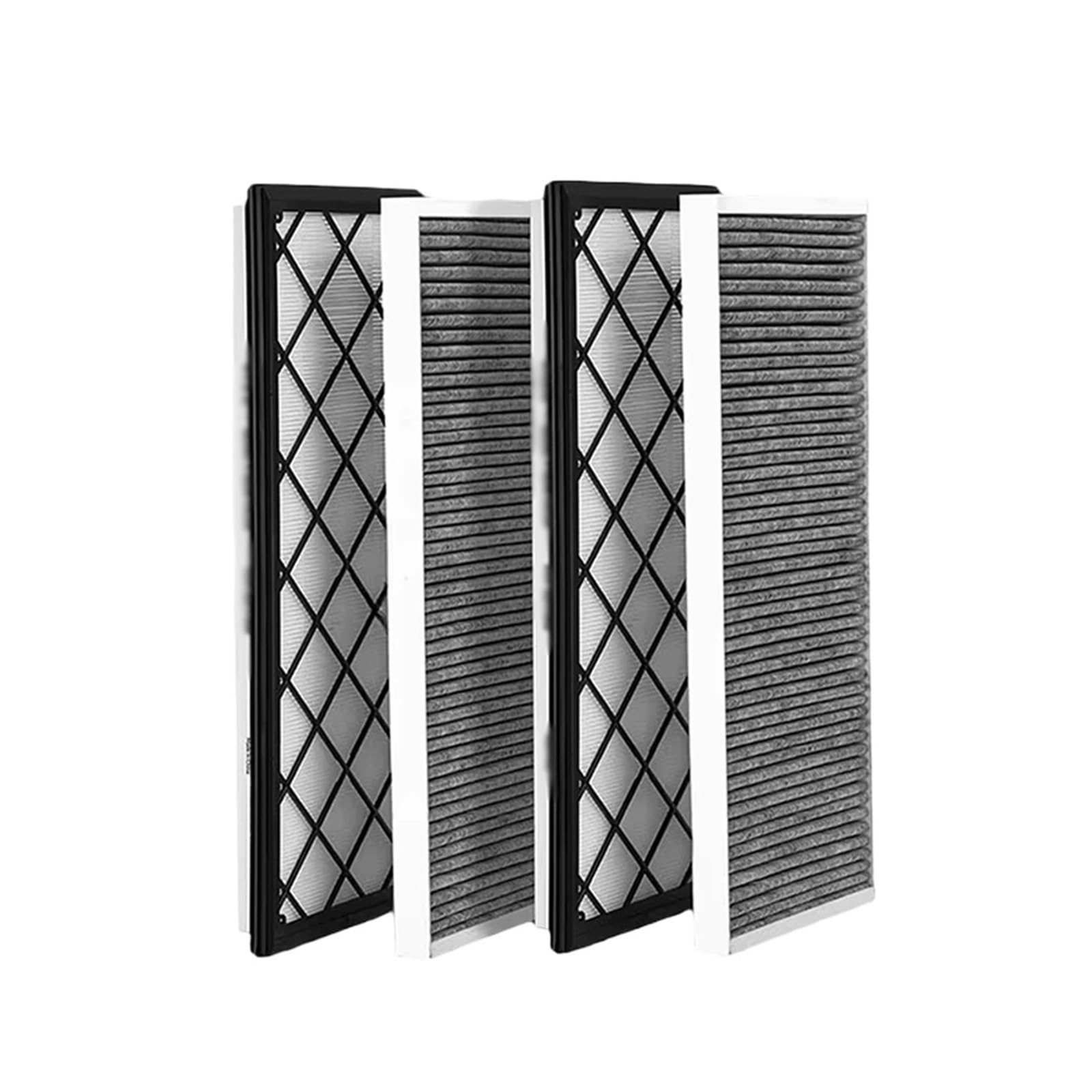 Cabin Filter 4PCS External Air Conditioning Filter Carbon Cloth Fit For Tesla Model Y 2020-2024 Activated Cartridge Cabin Air Filter Door Cover