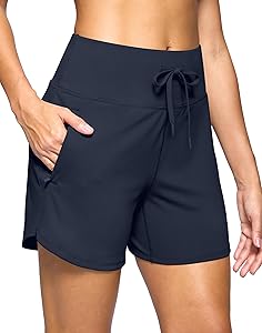 G Gradual Women's Athletic Shorts 5" Running Shorts for Women with 2 Zipper Pockets Quick Dry Lightweight Hiking Shorts