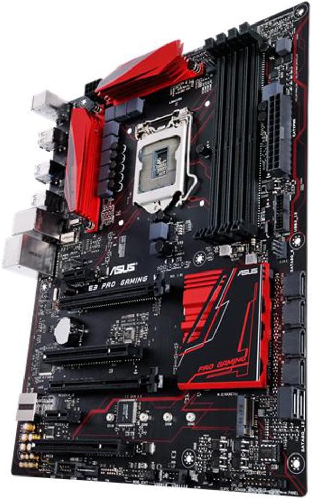 ASUS E3 PRO GAMING V5 Scheda Madre da Gaming, ATX per Processori Xeon E3-1200 v5 ASUS E3 PRO GAMING V5 Scheda Madre da Gaming, ATX per Processori Xeon E3-1200 v5