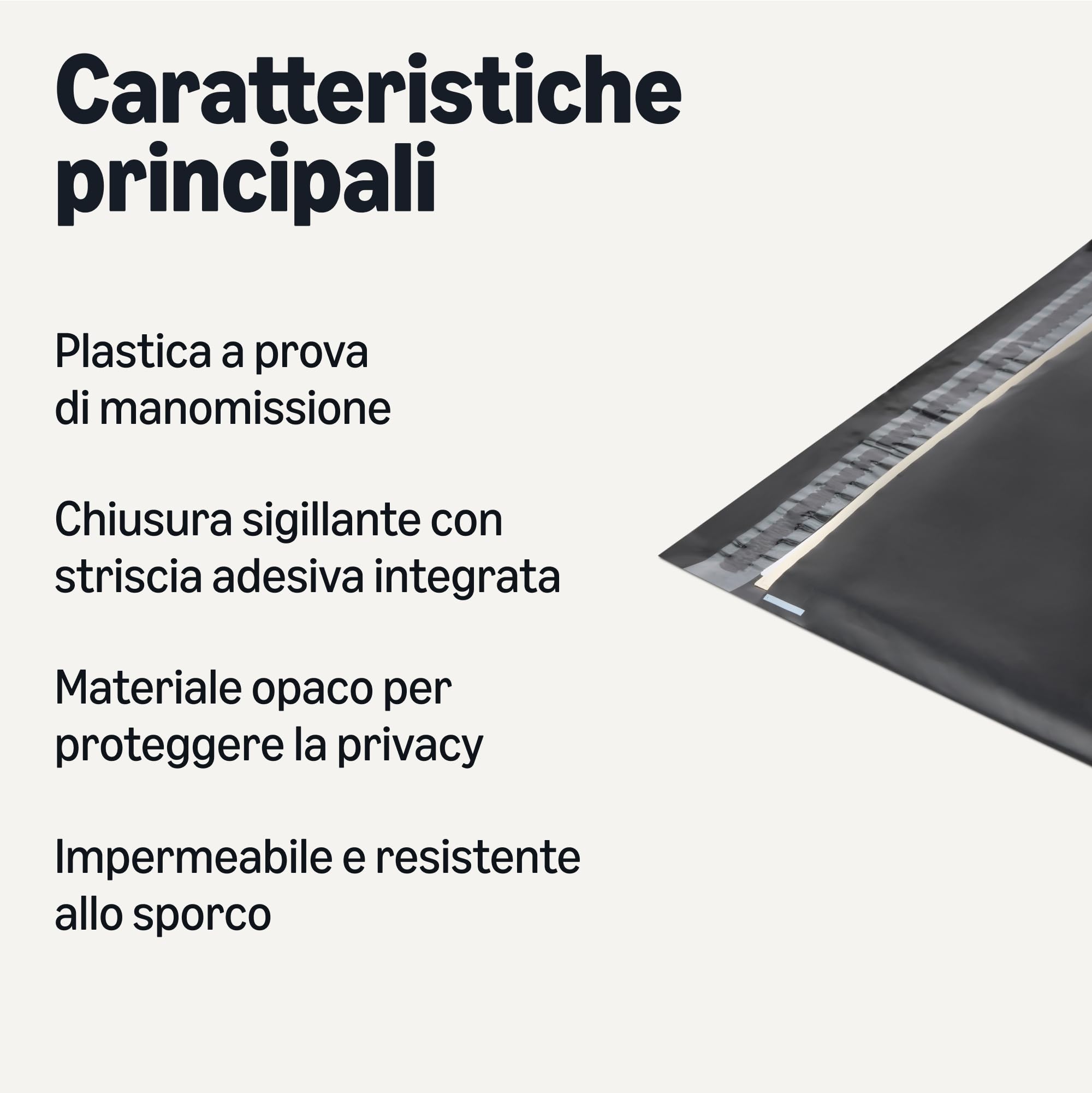 Amazon Basics koperty samouszczelniające polietylenowe czarne 25,4 x 33 cm 100 sztuk