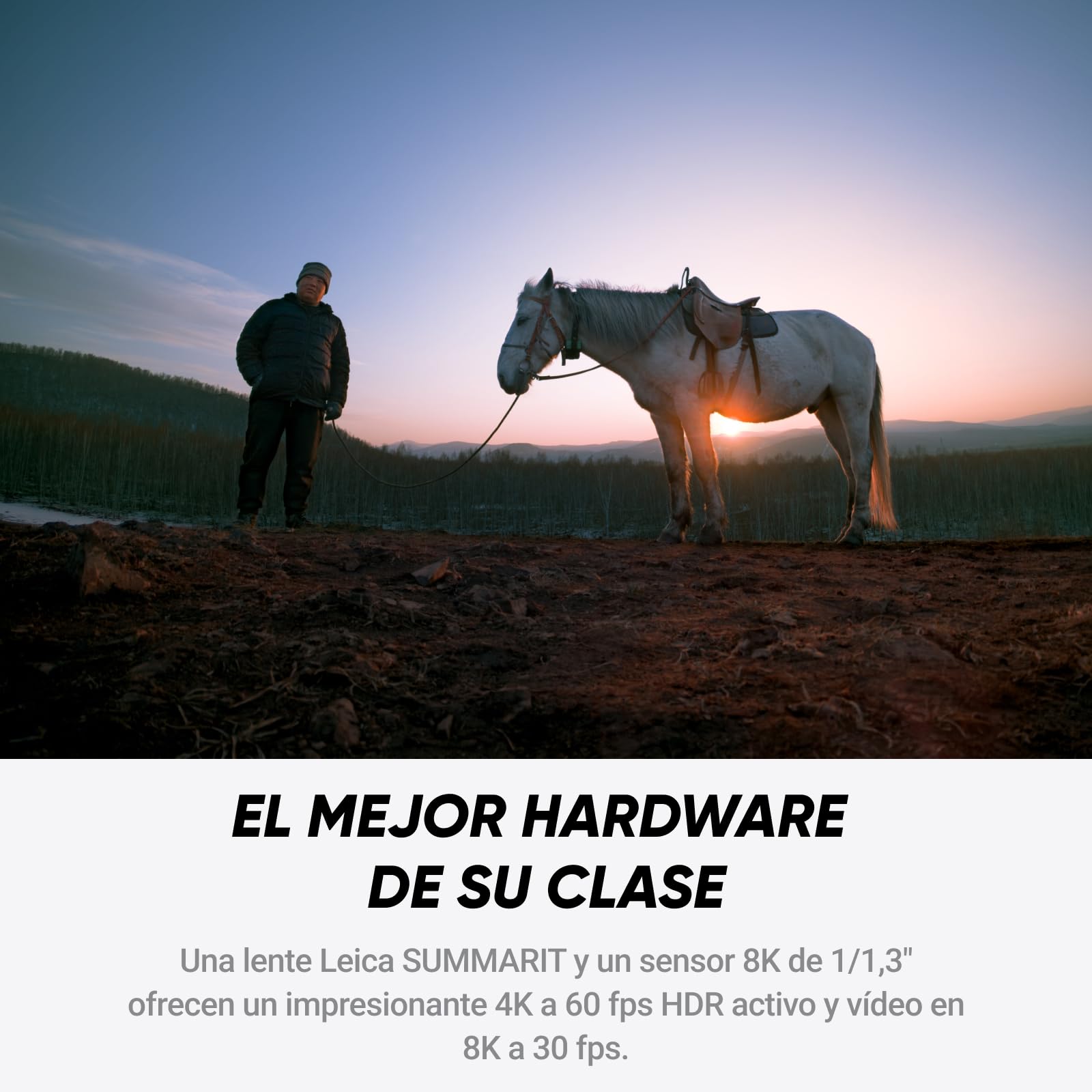 Insta360 Ace Pro 2 edición Limitada en Blanco ártico - Cámara de acción 8K Impermeable co-diseñada con Leica, Sensor de 1/1,3", Dual Chip IA, excelente en Baja luz, Audio Superior