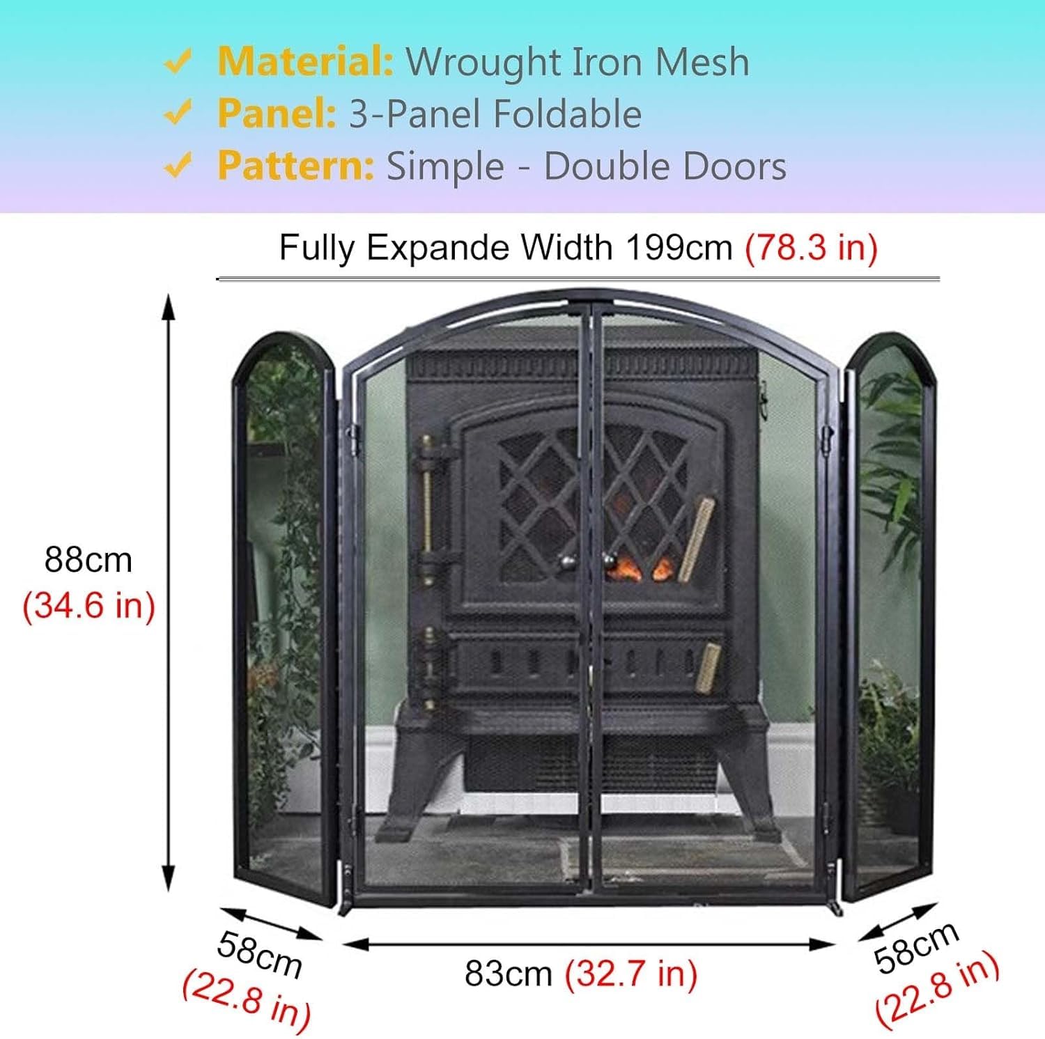 Protectores para chimeneas, Protector De Pantalla for Chimenea