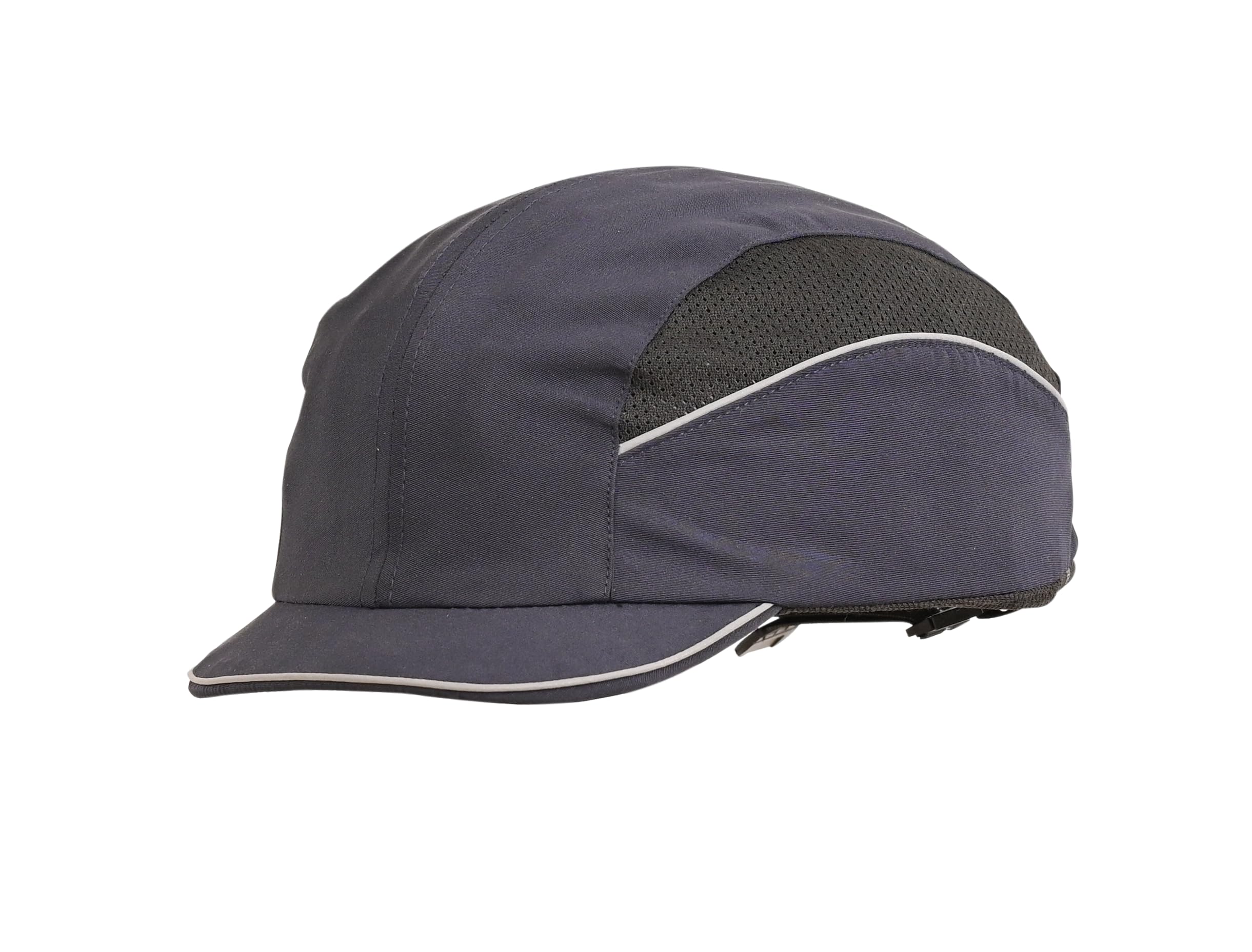 Karam PN595 Safety Bump Cap for Men | 3 CM Short Peak with Adjuster Lock & Ventilated Design | Blue-image-25