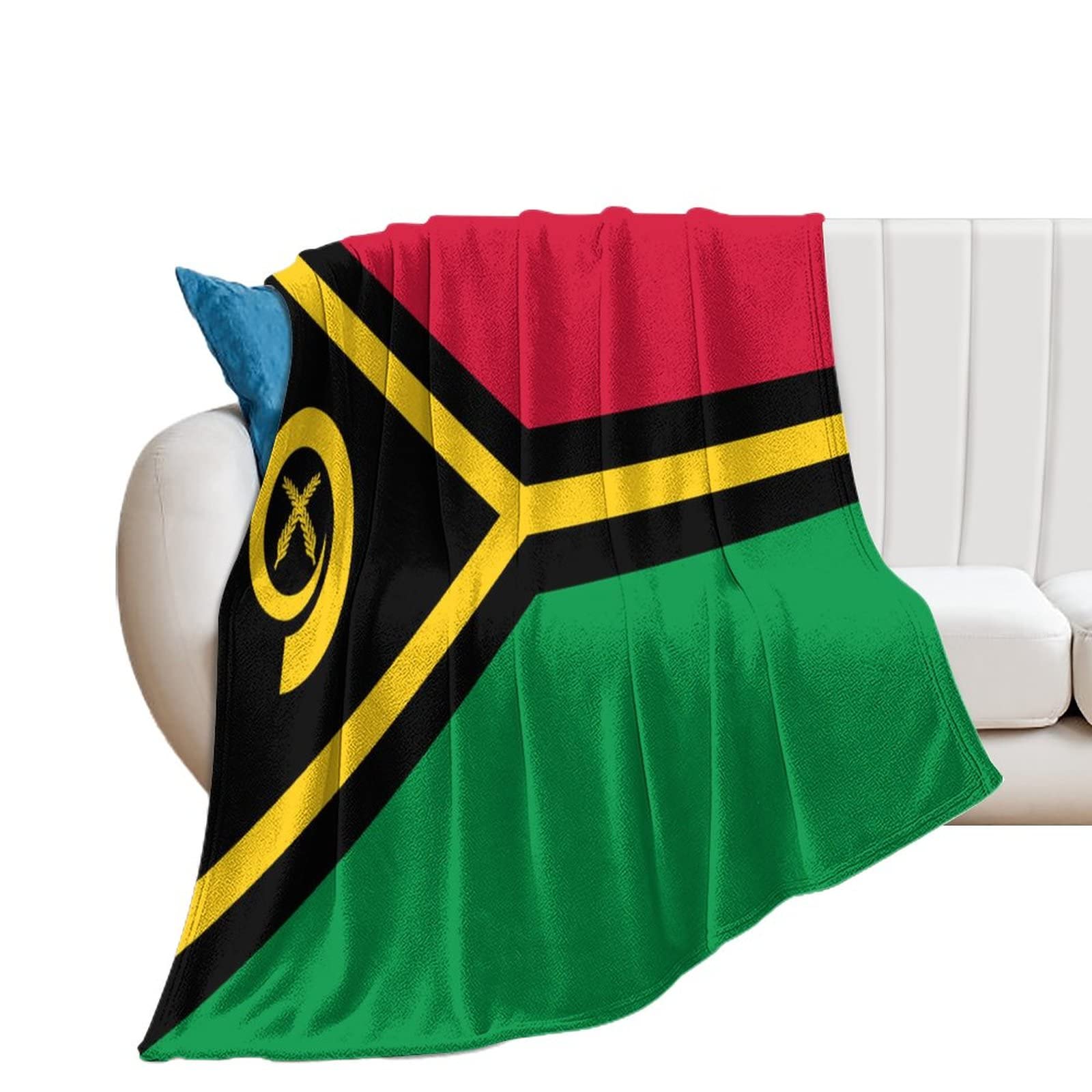Couverture en flanelle douce Vanuatu, le cadeau idéal pour homme et femme