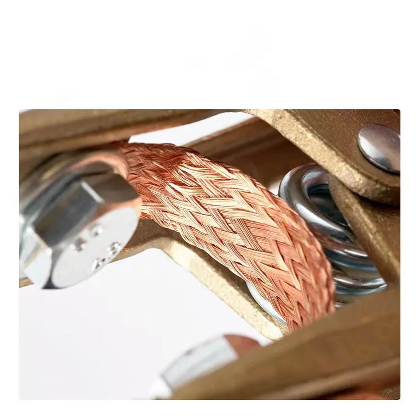 Pinza massa per saldatrice 1 pezzo 300A morsetto di messa a terra a forma di A for terra resistente antiossidante in ottone multiuso for saldatura