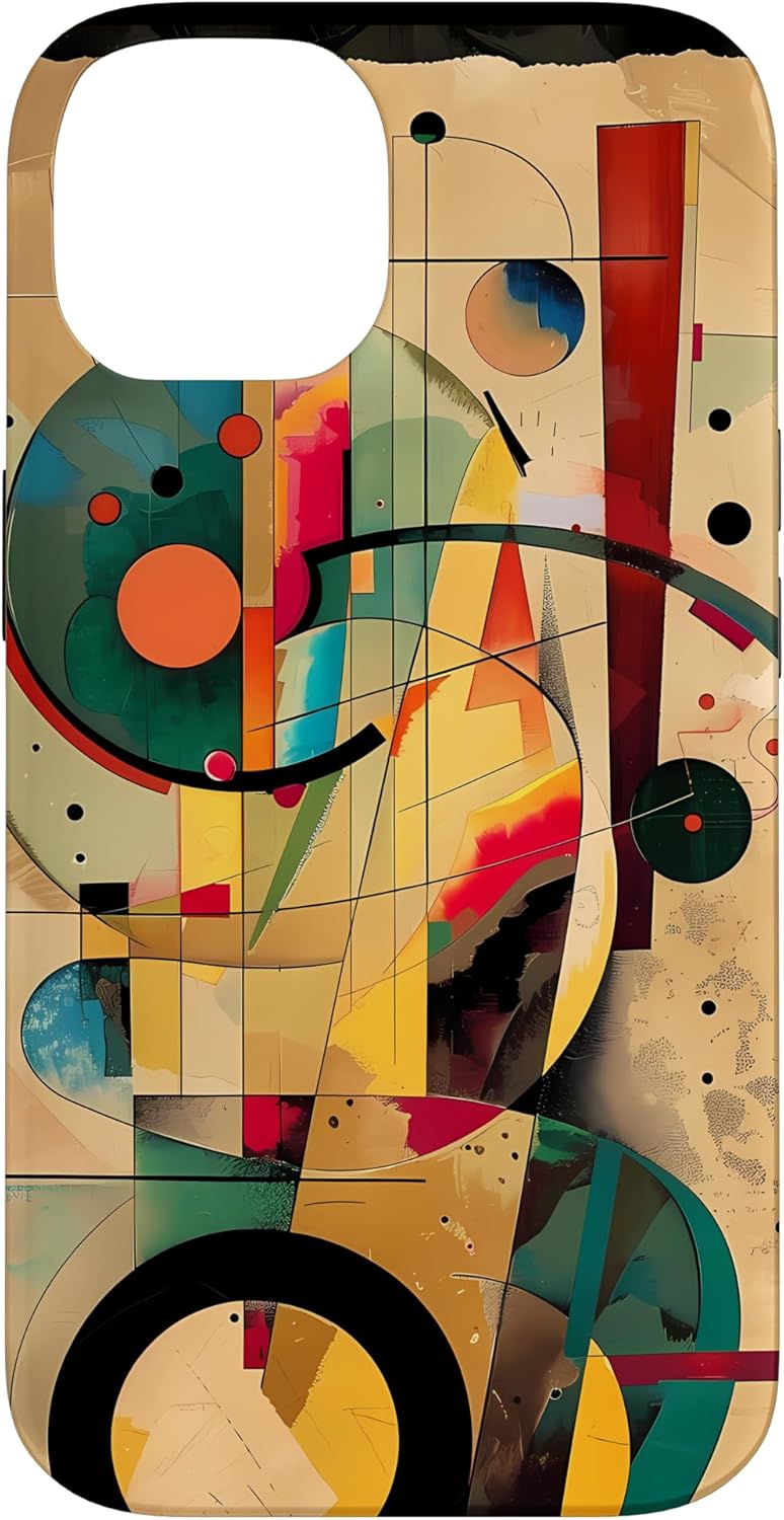 Abstract Art Tropical Composition by Vassily Kandinsky Case for iPhone 14 Pro Max