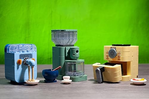 Miniatura 6 de Juego de construcción para niñas, 6 piezas de mini electrodomésticos de bloques de construcción de juguete para niños a partir de 6 años, juguetes