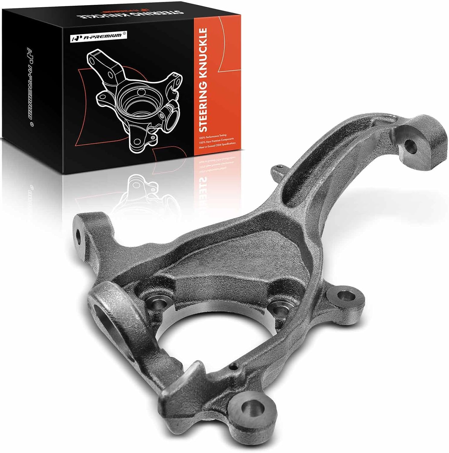 A-Premium Front Suspension Steering Knuckle Compatible with Jeep Liberty 2002 2003 2004 2005 2006 2007, Right Passenger Side