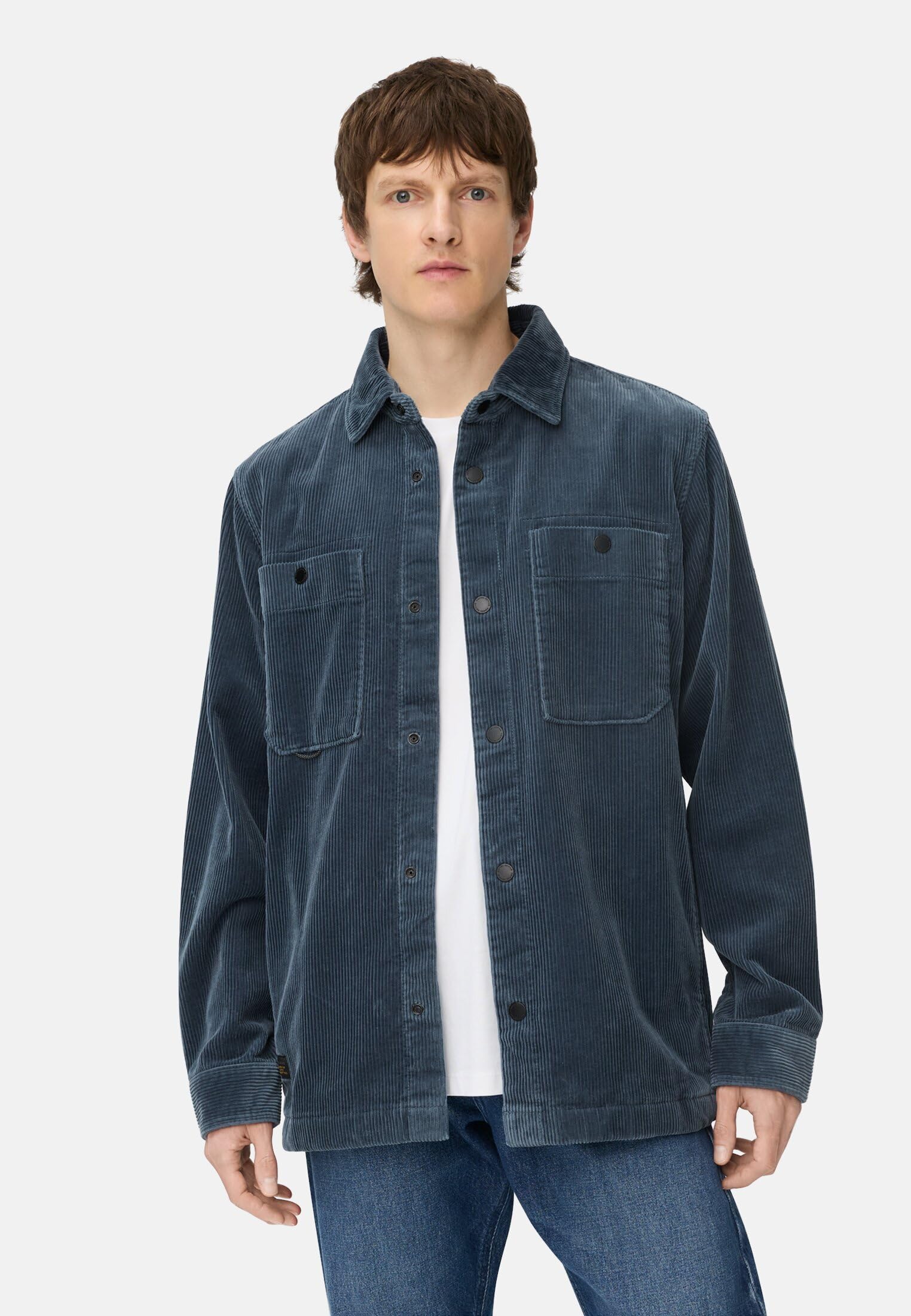 camel active Męska koszula 409387-6s87, niebieska (Ink Blue), 3XL, Niebieski (Ink Blue), 3XL