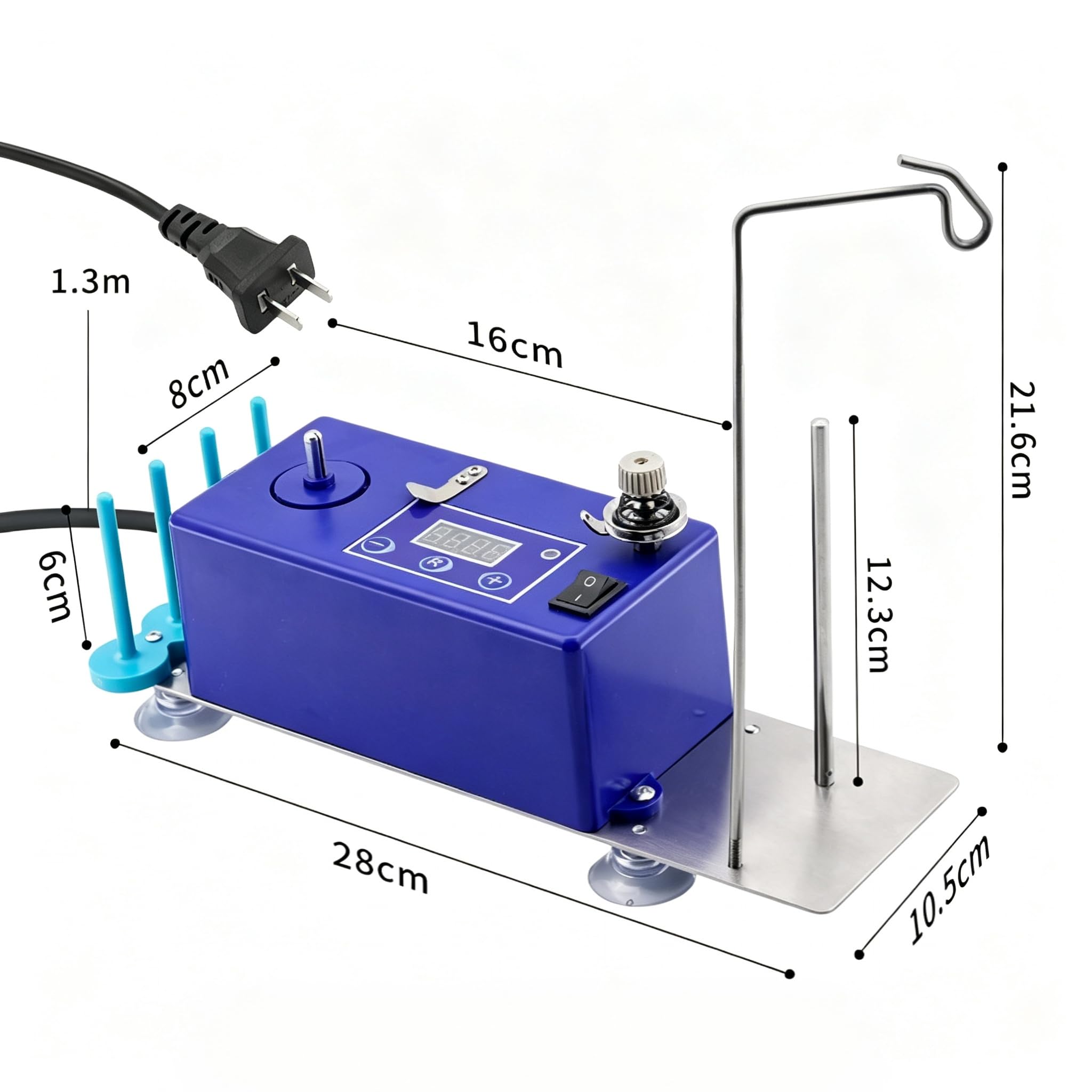 Avvolgibobina Elettrico, spegnimento Automatico, velocità e Tensione
