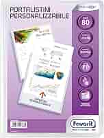 Portalistino Personalizzabile Favorit - 80 Buste A4, Copertina Trasparente - Foto 9