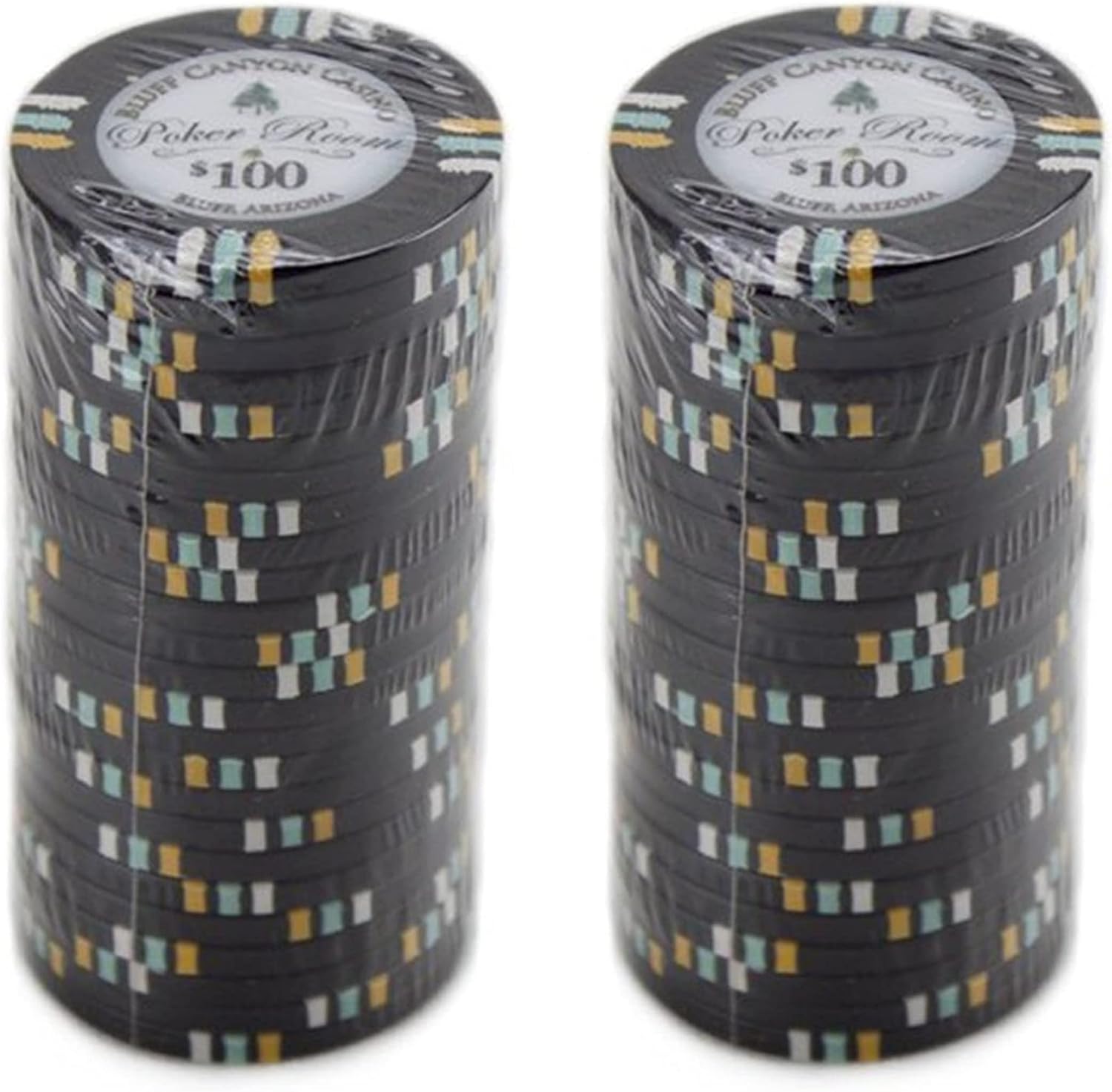 Claysmith Gaming Bluff Canyon Poker Chip Heavyweight 13.5-gram Clay Composite – Pack of 50