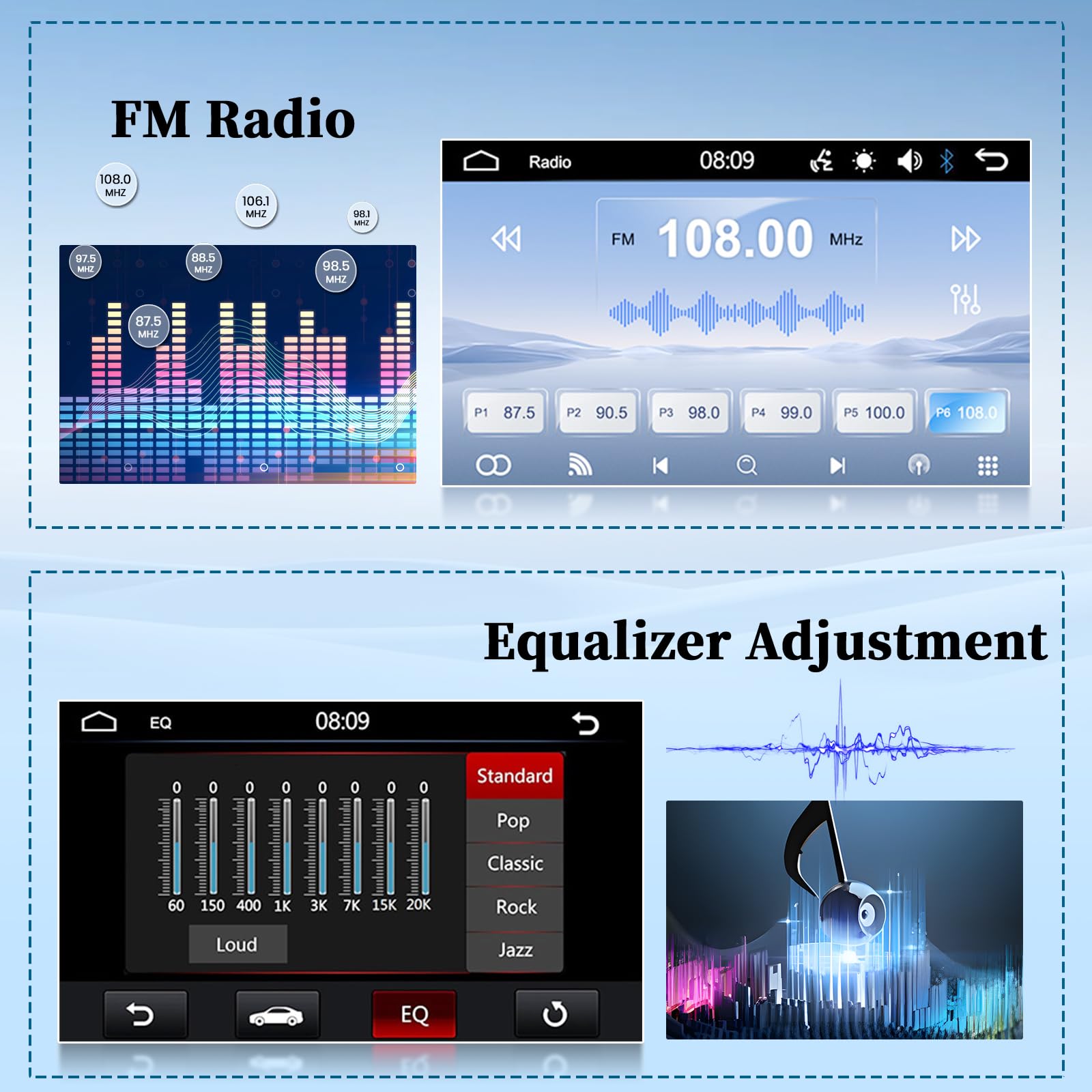 Roinvou Autoradio 1 Din avec Mirror Link, Écran Tactile Rétractable 7 Pouces MP5 Radio pour Voiture Stéréo avec Récepteur Bluetooth USB Type-C AUX EQ FM SWC Caméra de Recul & Microphon