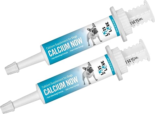 Miniatura 8 de Calcium Now - Calcio oral para perros que partan - Pasta de suplemento de calcio para perros y gatos - Mucho amor (vainilla, pasta de 1.0 fl oz)