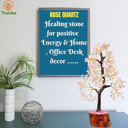 Miniatura 4 de NAISHA Árbol de la vida de siete chakras árbol de cristal para energía positiva árbol de piedra de 7 chakras árbol de la vida decoración del árbol