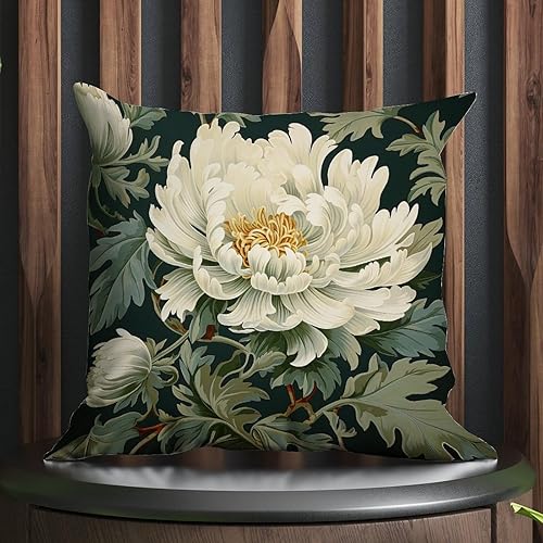 Miniatura 5 de Funda de almohada Honshu in Robins Egg Chinoiserie Floral - Fundas de cojín asiáticas clásicas cuadradas para sofá, dormitorio, cama, silla, sofá,
