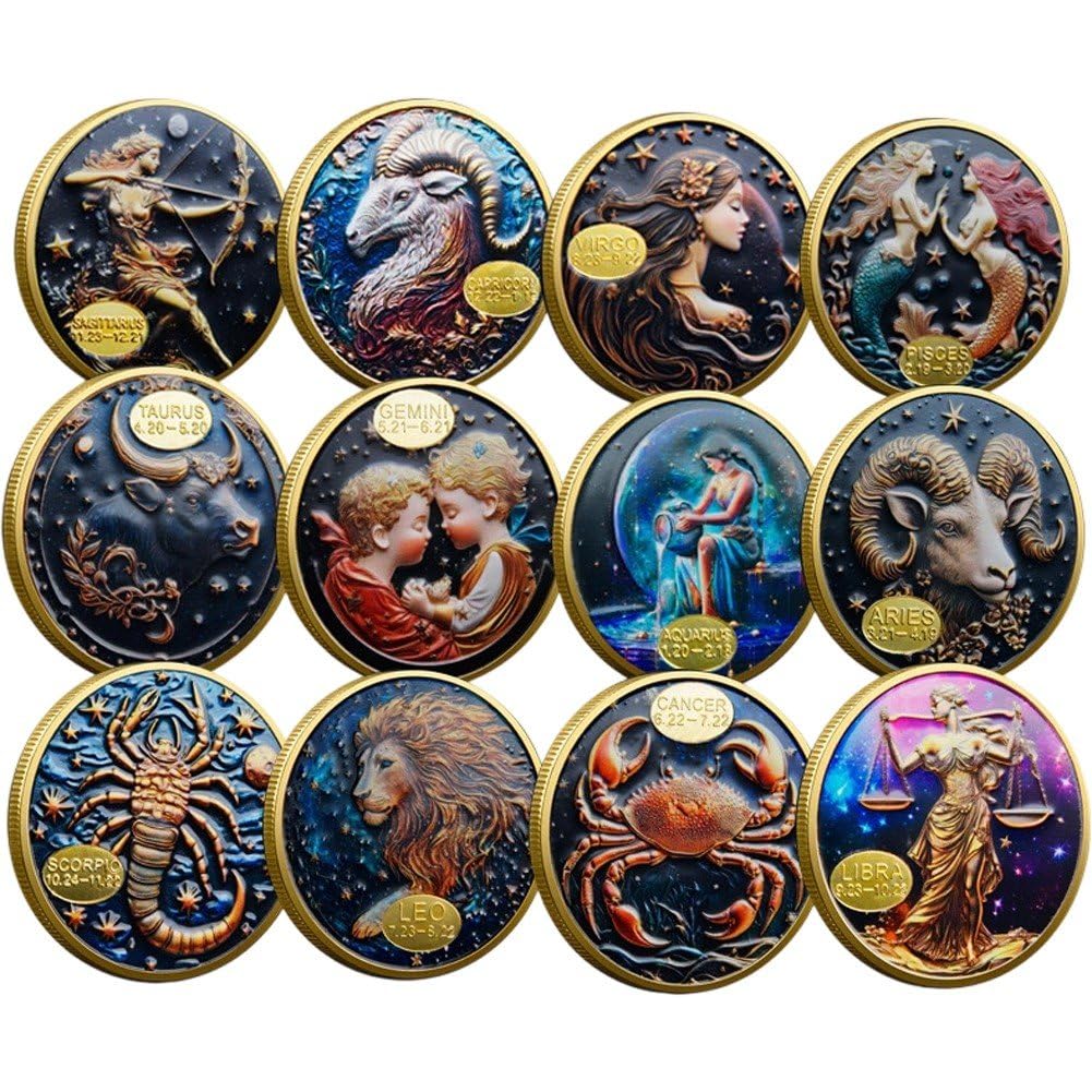 lot de 12 emporte-pièces horoscope astrologique et emporte-pièces constellation, 12 pièces