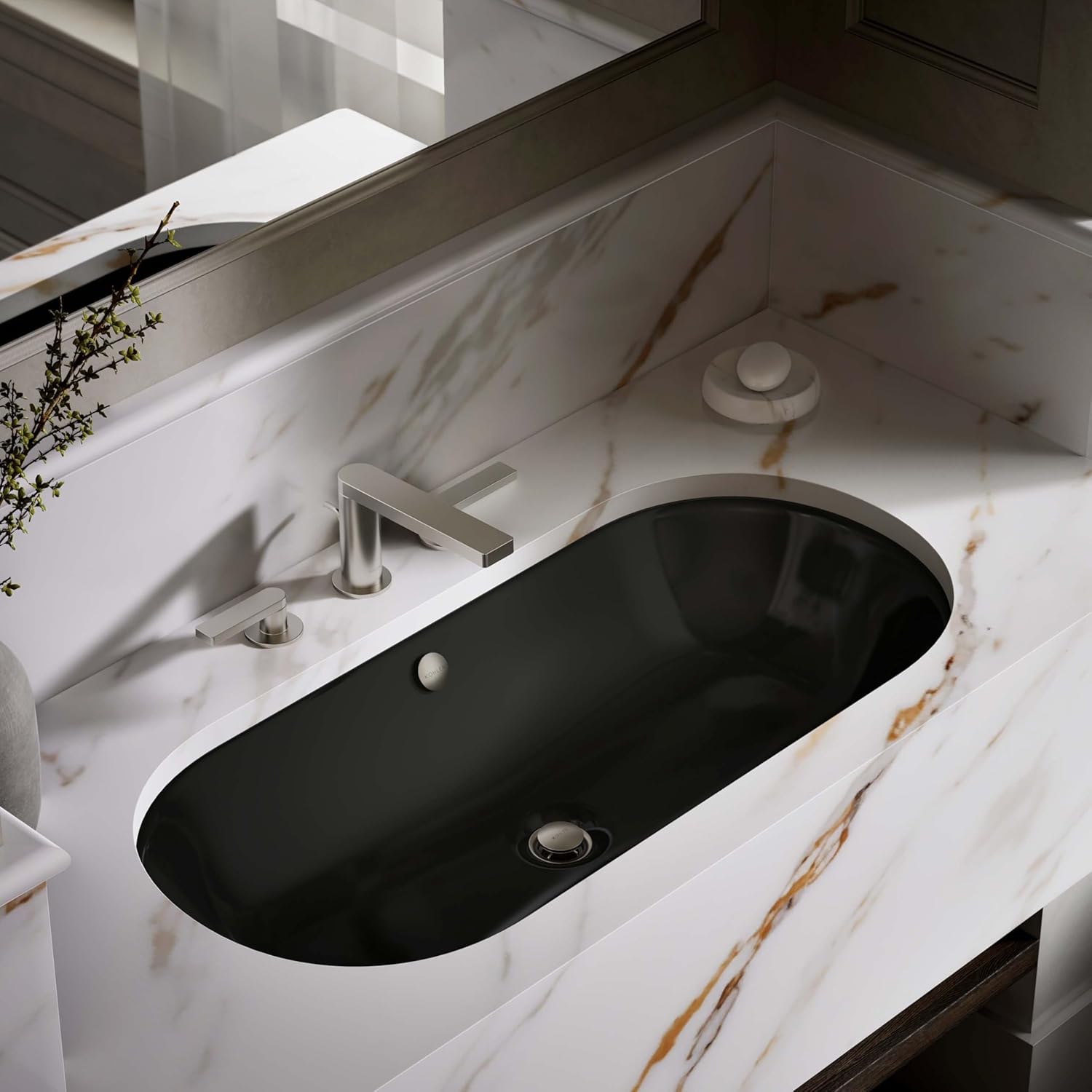 KOHLER Capsule Drop-In/Under-Mount Bathroom Sink
