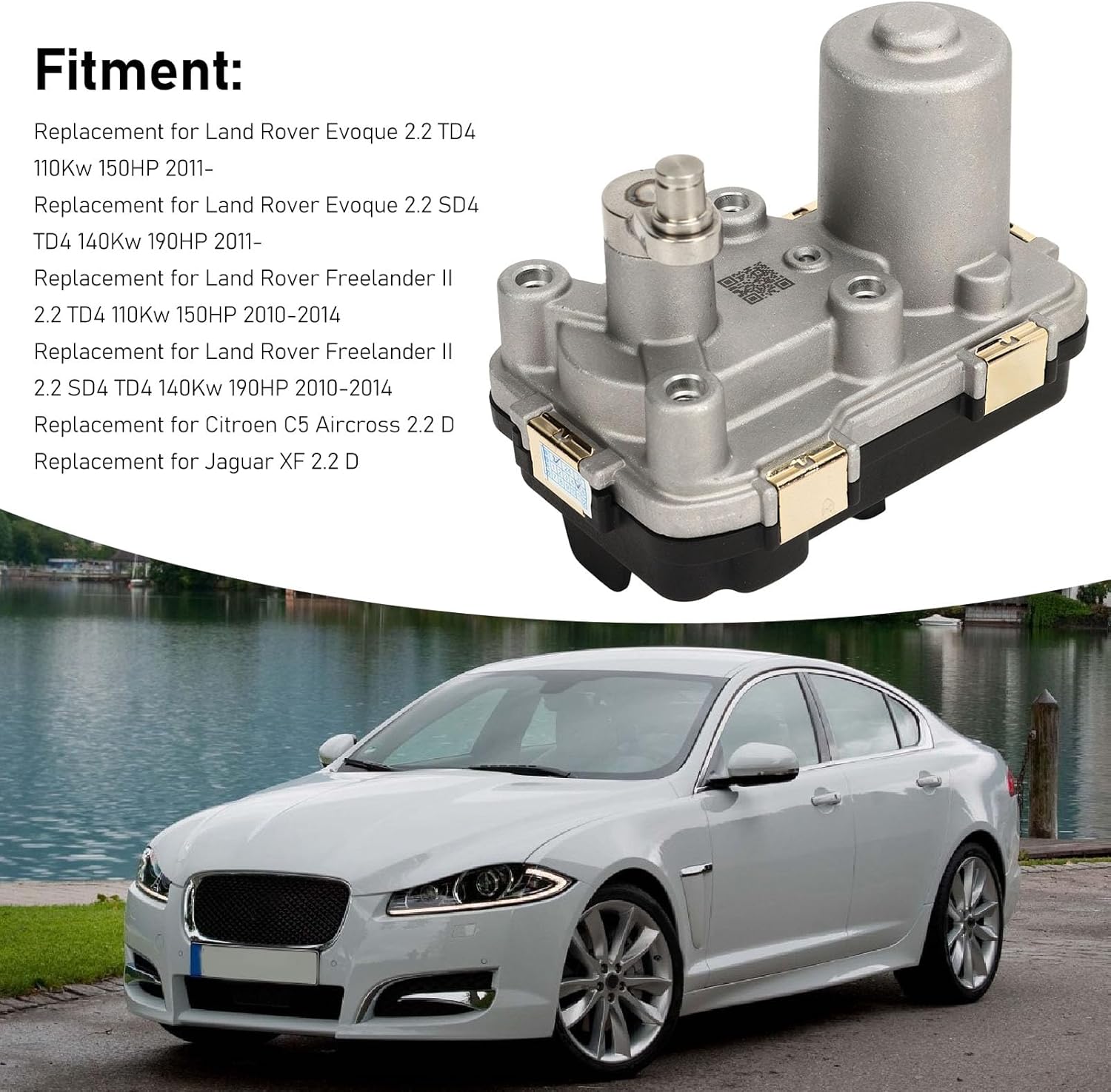 Turbocharger Actuator for Land Rover Evoque Freelander II - High Performance Turbo Technology, Durable Materials, Simple Installation