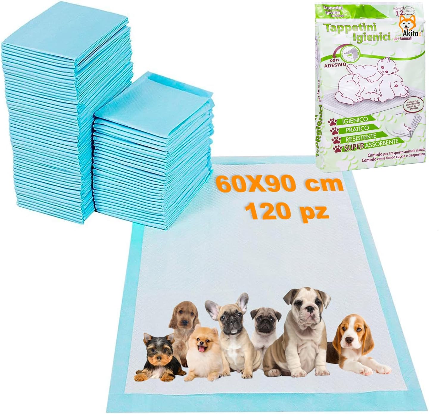 Tappetini Igienici Per Cani 60×60 - Super Assorbenti - Foto 6