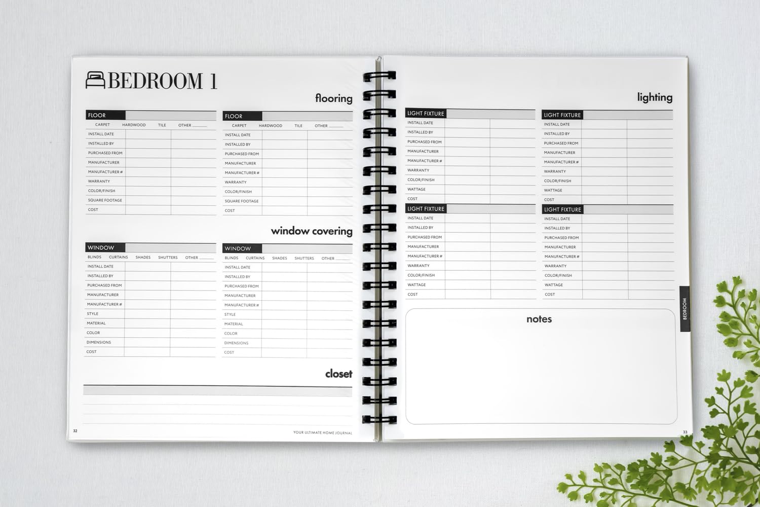 Your Ultimate Home Journal: All-in-One Solution to Track and Organize Every Home Detail      Hardcover-spiral – February 19, 2025