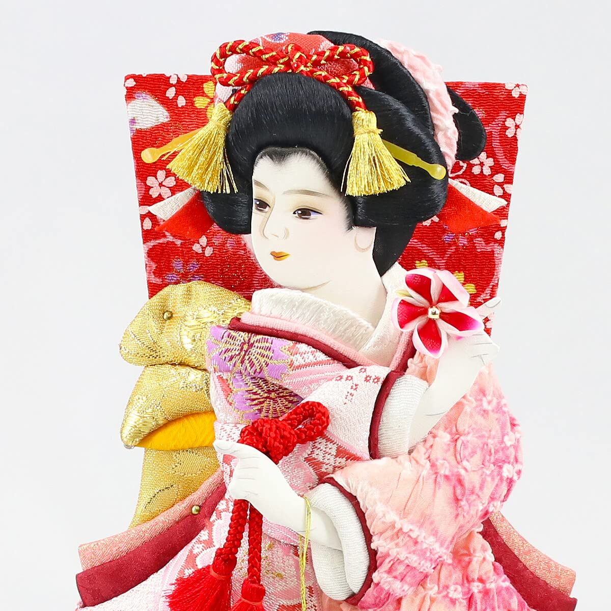 羽子板、羽子板たて Amazon | 羽子板 羽子板 飾り台セット 【HGBK-01M-04】 8号