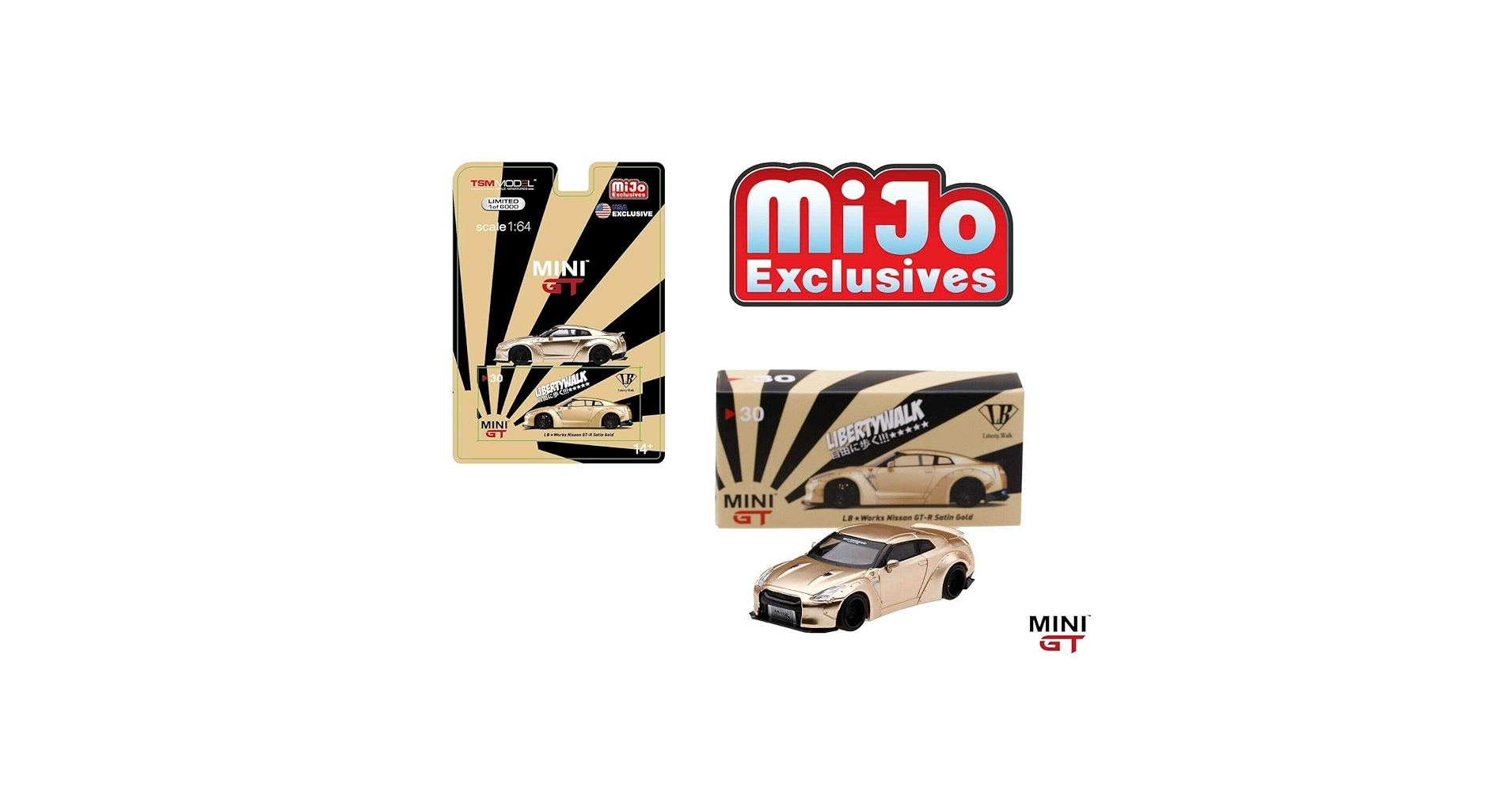 Mini GT Liberty Walk Works Sora Nissan GT-R R35 Type I Zero