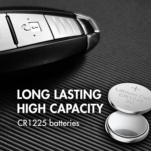 Miniatura 3 de Tenergy Batería de 3 voltios CR1225, pilas de botón, ideal para termómetros, llaveros, punteros láser, dispositivos médicos, calculadoras y más, 10