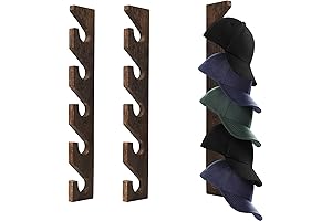 Premium Baseball Cap Organizer for Wall-Mounted Hat Storage