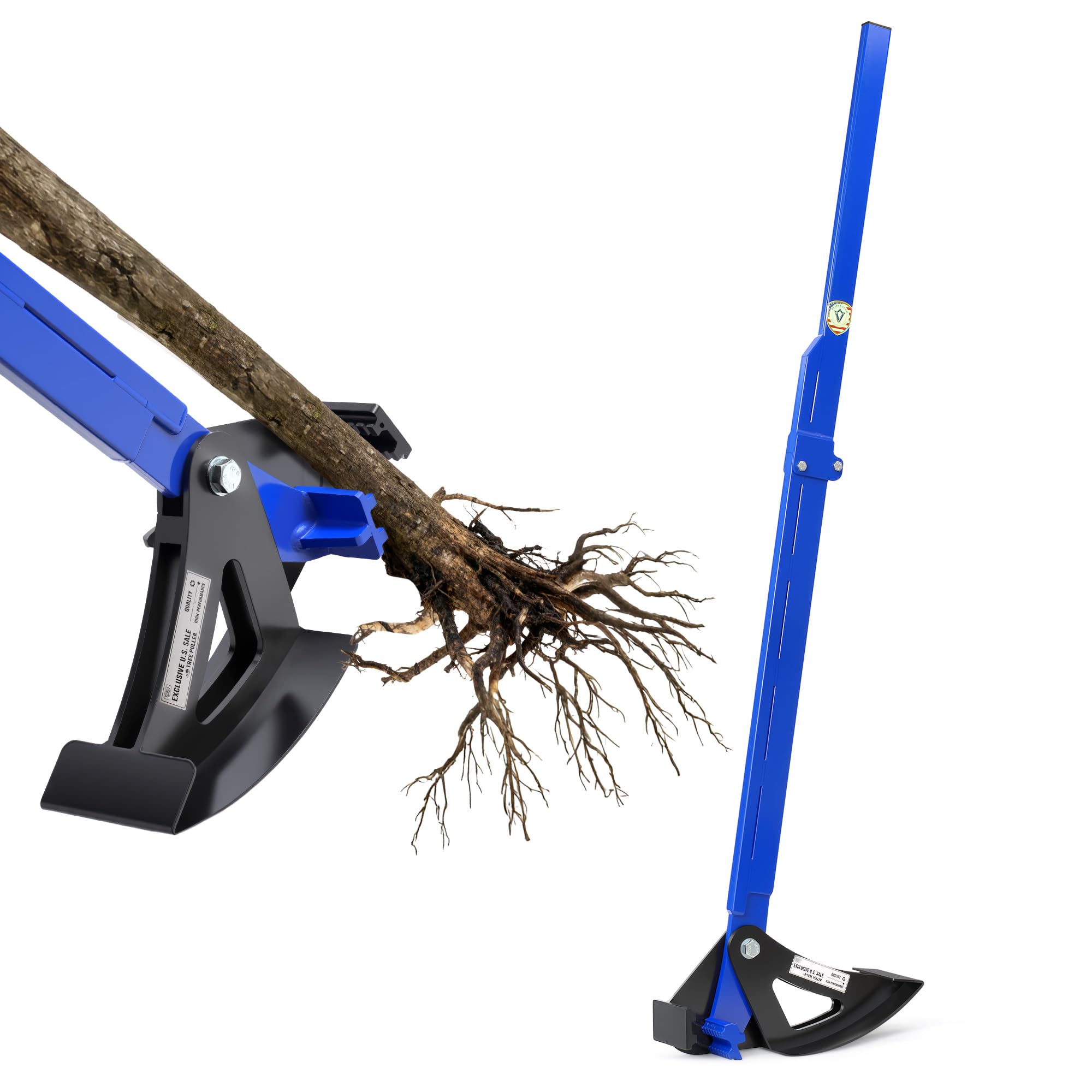 Photo 1 of Pvirbravoo Sapling Puller Tool - Heavy Duty Tree Root Puller for ¼ to 2" Woody Stems | Fully Uproots Trees & Shrubs | Ergonomic Garden Tool for Landscaping, Farming, Forestry