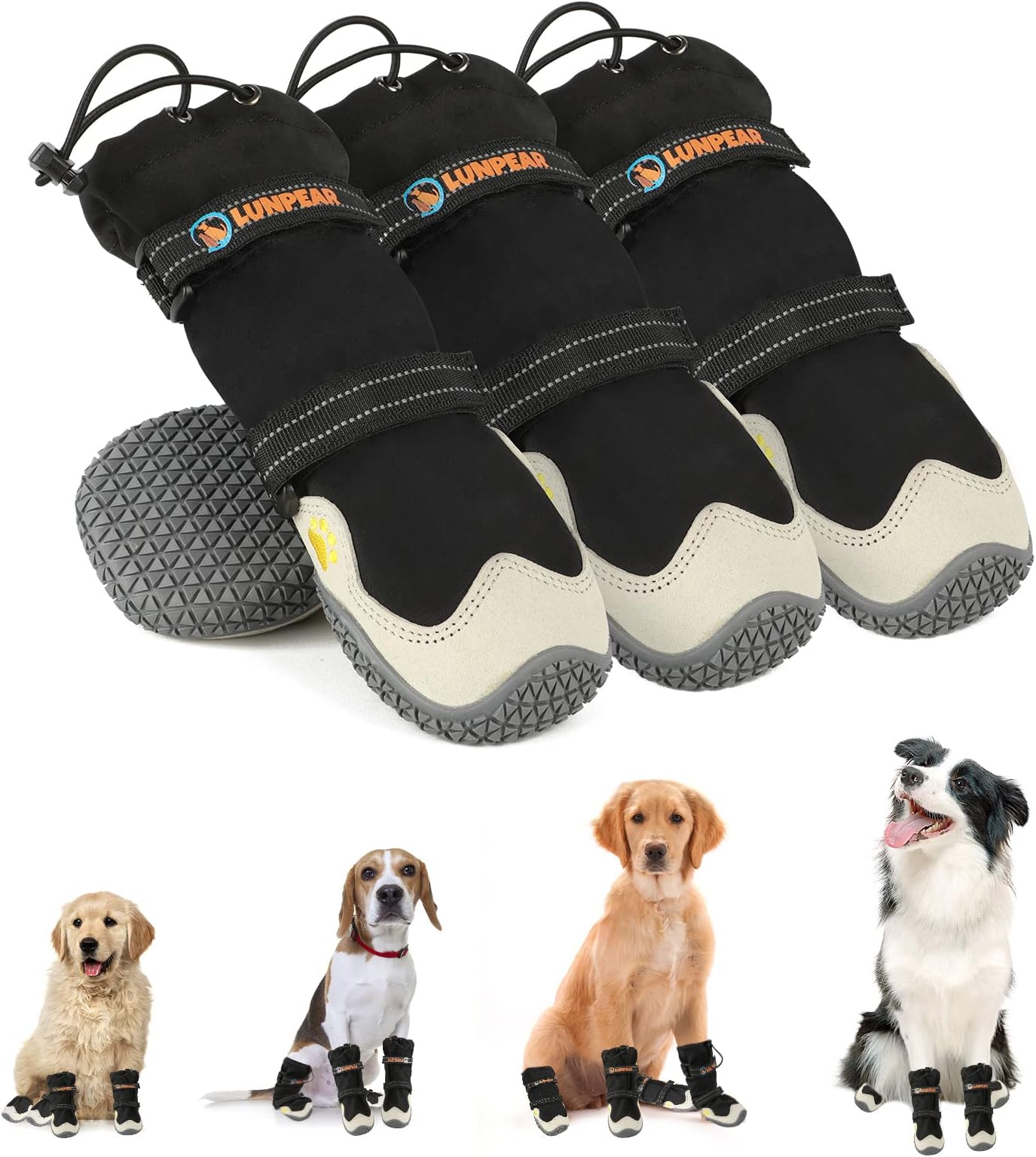 Amazon.co.jp 犬 靴 ドッグブーツ 犬 お散歩シューズ 撥水素材 ペットの靴 履かせやすい 丈夫 散歩 介護 肉球保護 足元の