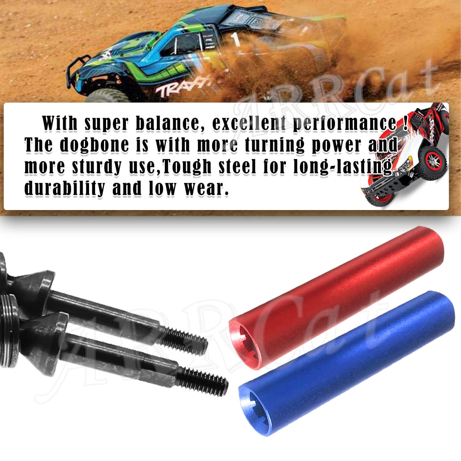 Amazon | 4ピース リアフロントドライブシャフト CVD RC