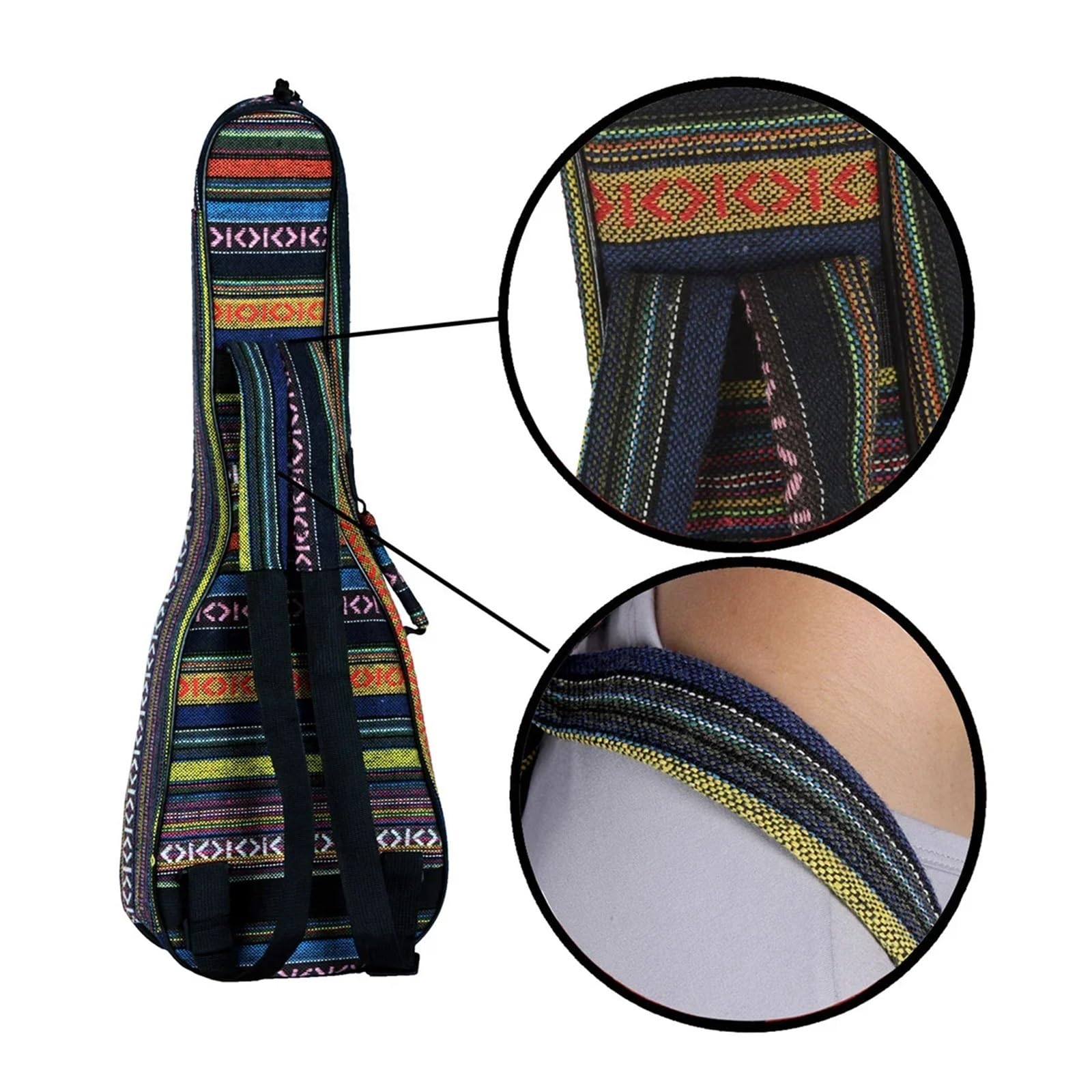 Bolsa de Guitarra Mochila Tela Oxford Impermeable Bolsos Piezas y Accesorios para Guitarra