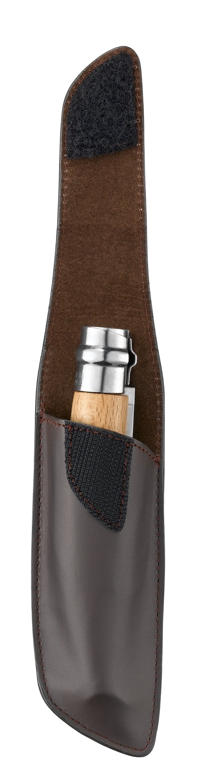 OPINEL Plumier avec Couteau N°10 Manche Olivier + Gaine marron