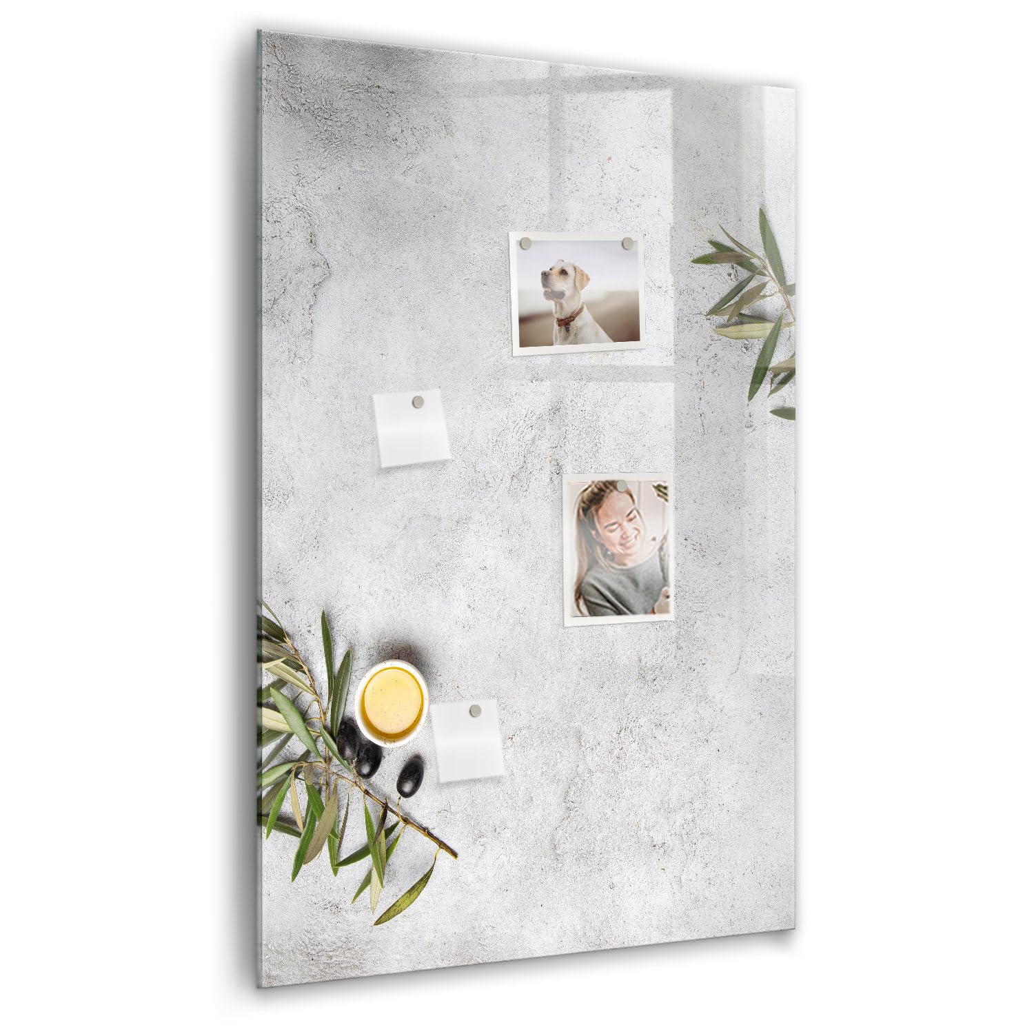 Lavagna Magnetica Elegante in Vetro | Kit Completo con Magneti Neodimio, Pennarello e Pulitore | Perfetta per Ufficio e Casa - 60x40 - Agenda settimanale per bambini