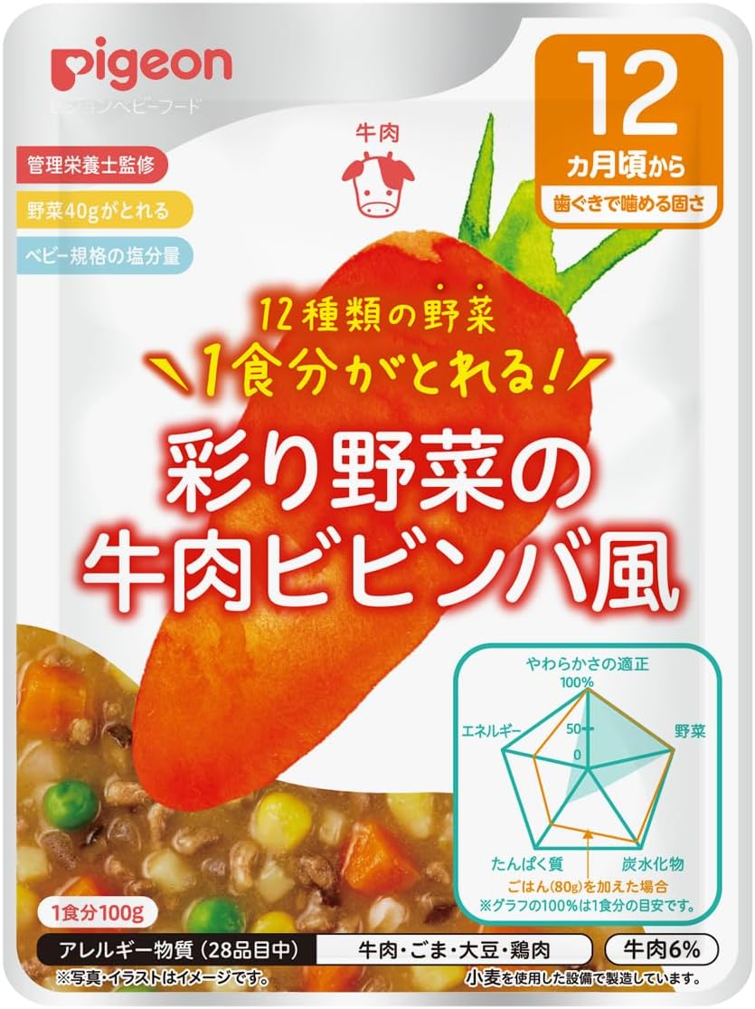 ピジョン ベビーフード 食育レシピ野菜 