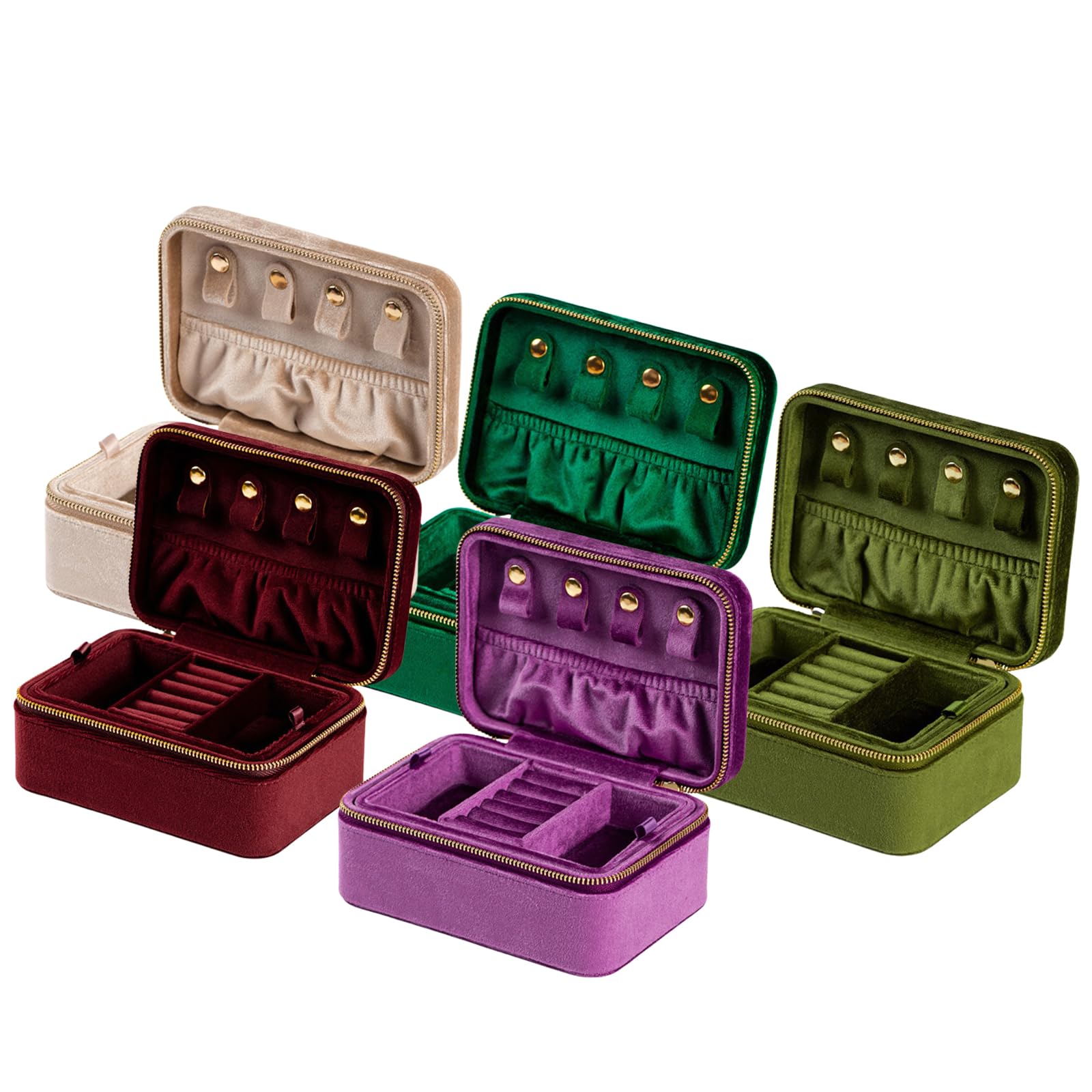 Estuche de exhibición de joyería, caja de almacenamiento de collares, caja elegante, soporte portátil para collares, adecuado para estuche de collar