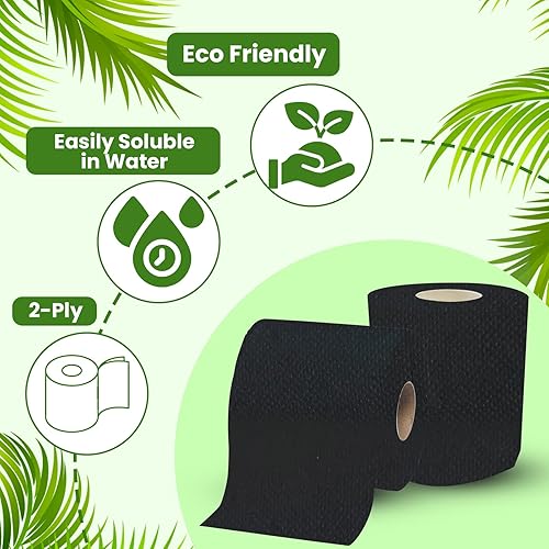 Miniatura 3 de Papel higiénico negro ultra suave, 4 rollos