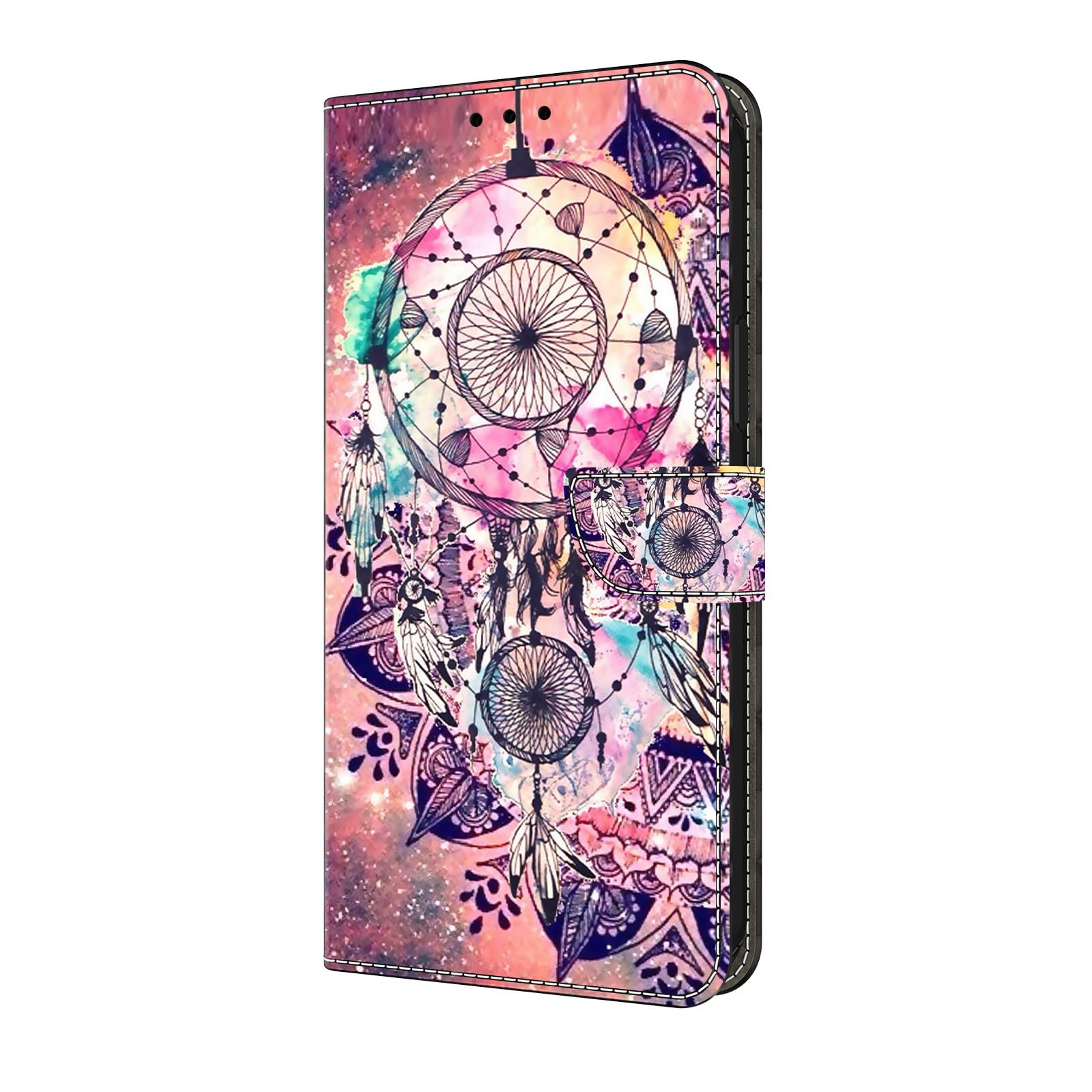Étui compatible avec Google Pixel 8 Pro motif carillon portefeuille cuir - 6