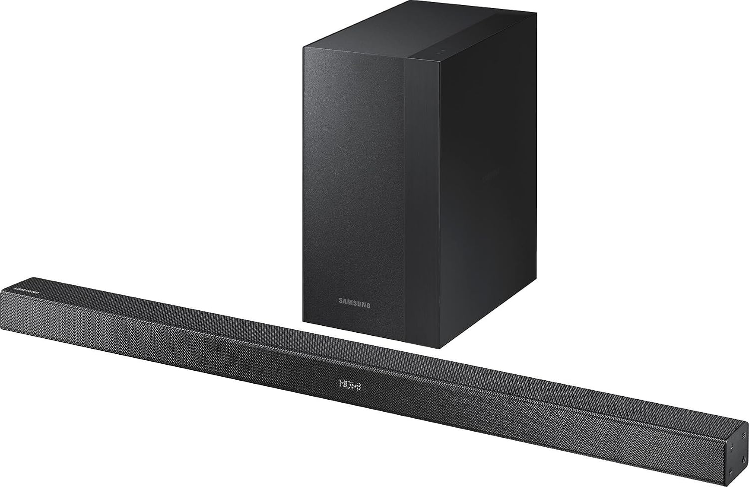 Samsung HW-K450-R 2.1 Channel Sound bar With Wireless Subwoofer Bluetooth, Black (Renewed)