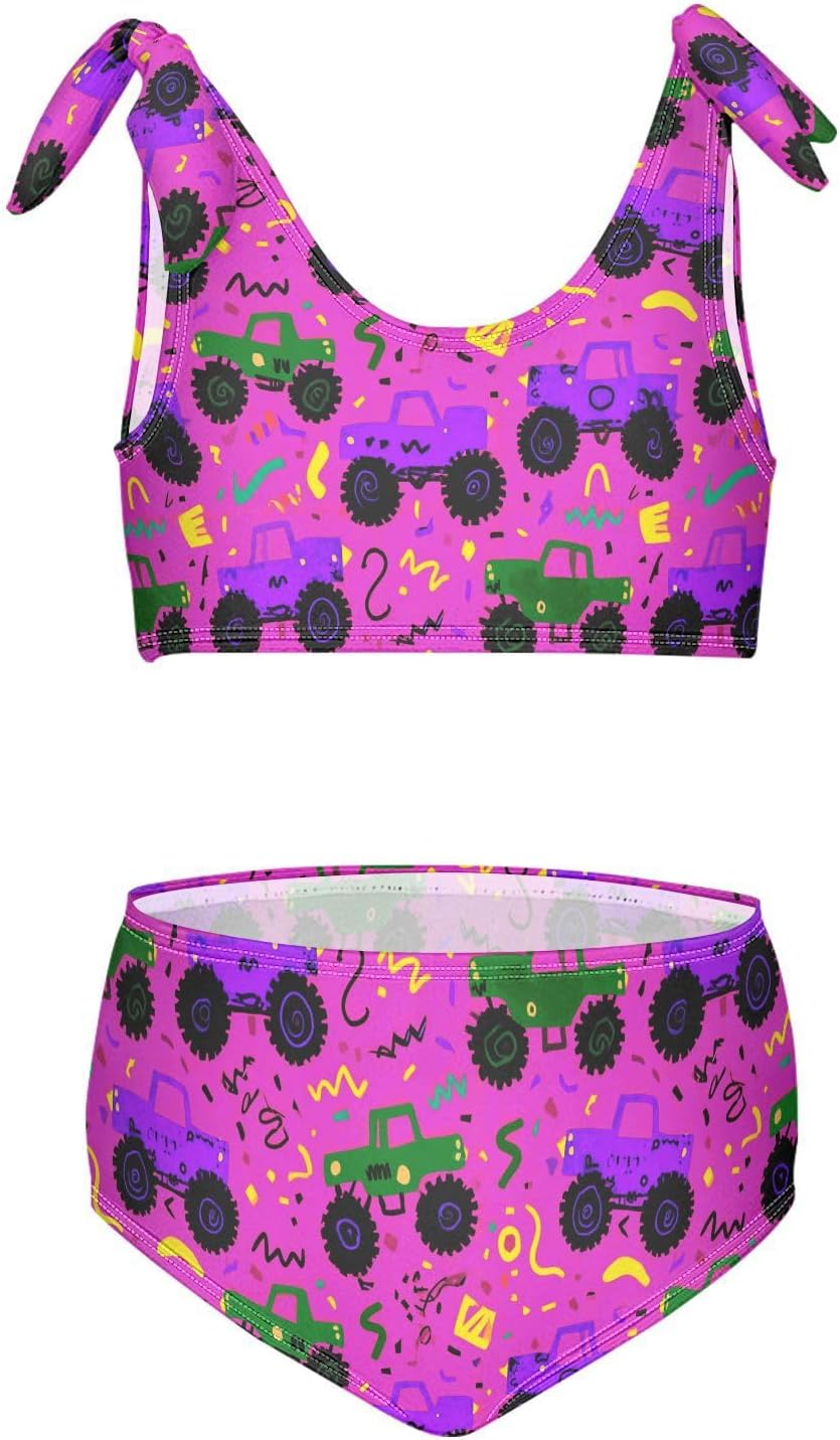 Dussdil Girls Tankini Bikini Sets of 2 Piece Bathing Suits Swimsuits for Girl Kids