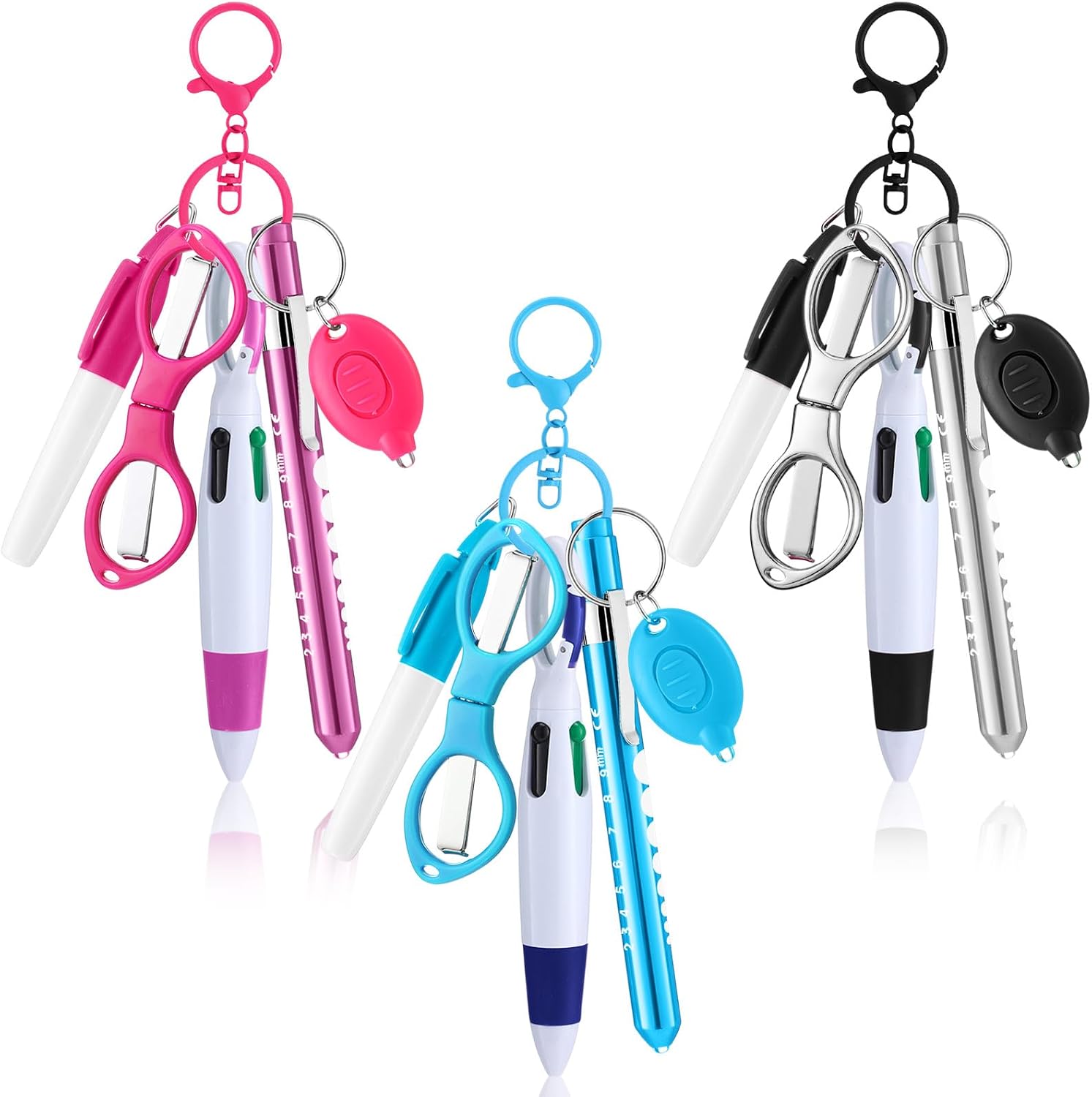 Geiserailie 18 Pcs Nurse Pen Set for Badge Accessory, Trendy Color
