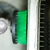 Vista 6 de Juego de 4 cepillos para taladro, juego de accesorios para limpiar cocina, estufa, gabinete, mostrador, alfombra, linóleo