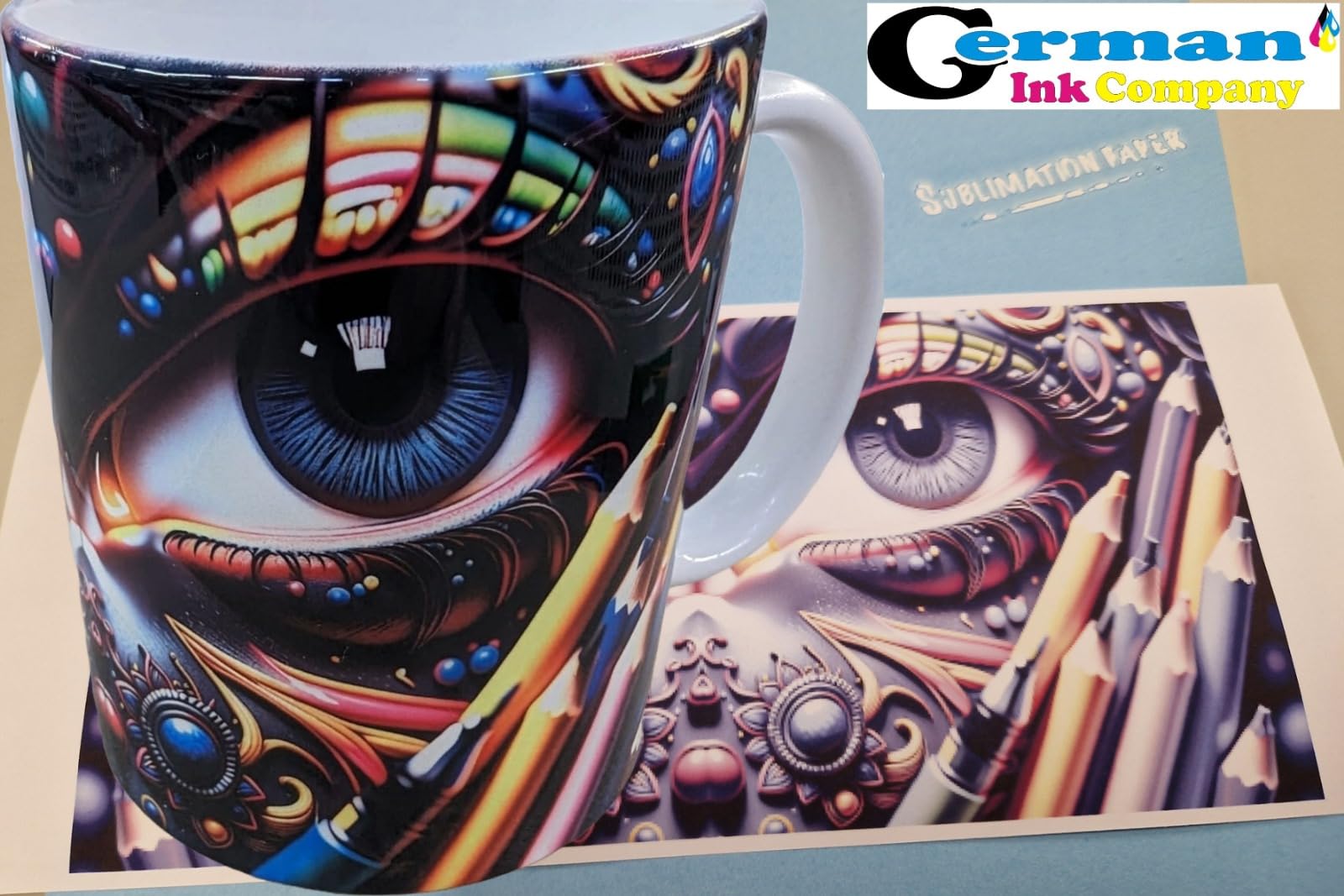 Dr. Inkjet 490ml GIC Sublimationstinten Starterpack für ET-18100 + ET-L8050 und baugleiche