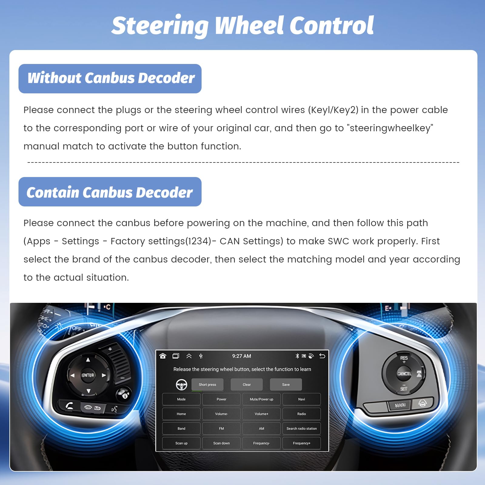 Radio samochodowe Hikity 4G 64G 8Core dla Toyota Yaris 2007-2011 Android 13 Bezprzewodowy Carplay Android Auto Screen 9-calowe radio z nawigacją GPS Bluetooth Kamera tylna WIFI RDS DSP
