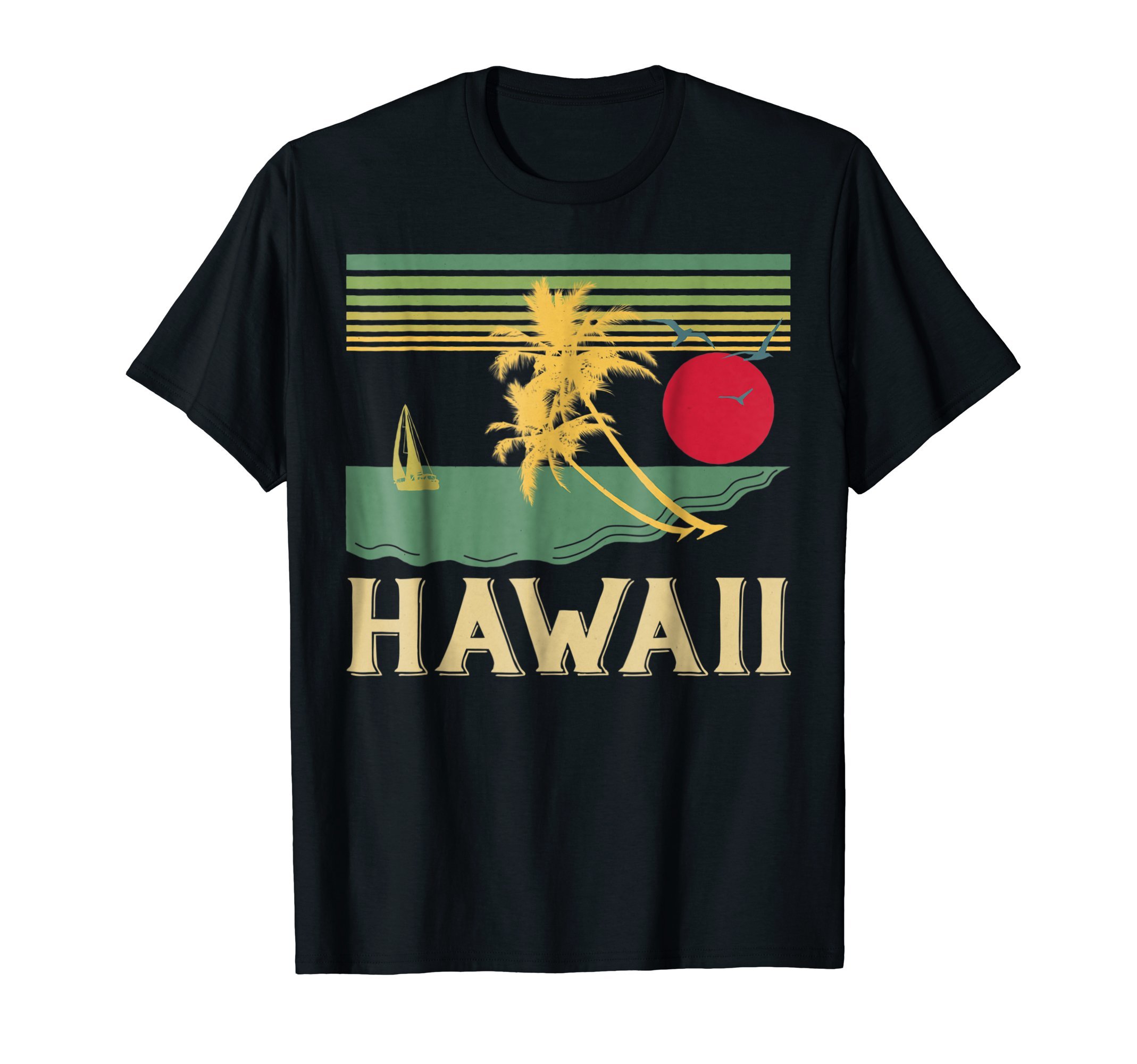 Aloha Hawaii Hawaiian Island T shirt Vintage 1980s Throwback T-Shirt