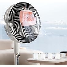 2026 NEW Electric Cooling Fan with Ice Tray, 360 Oscillating Floor/Desktop Fan, Adjustable Speed Silent Motor Fan for Home/Office, Summer Air Conditioning Fan
