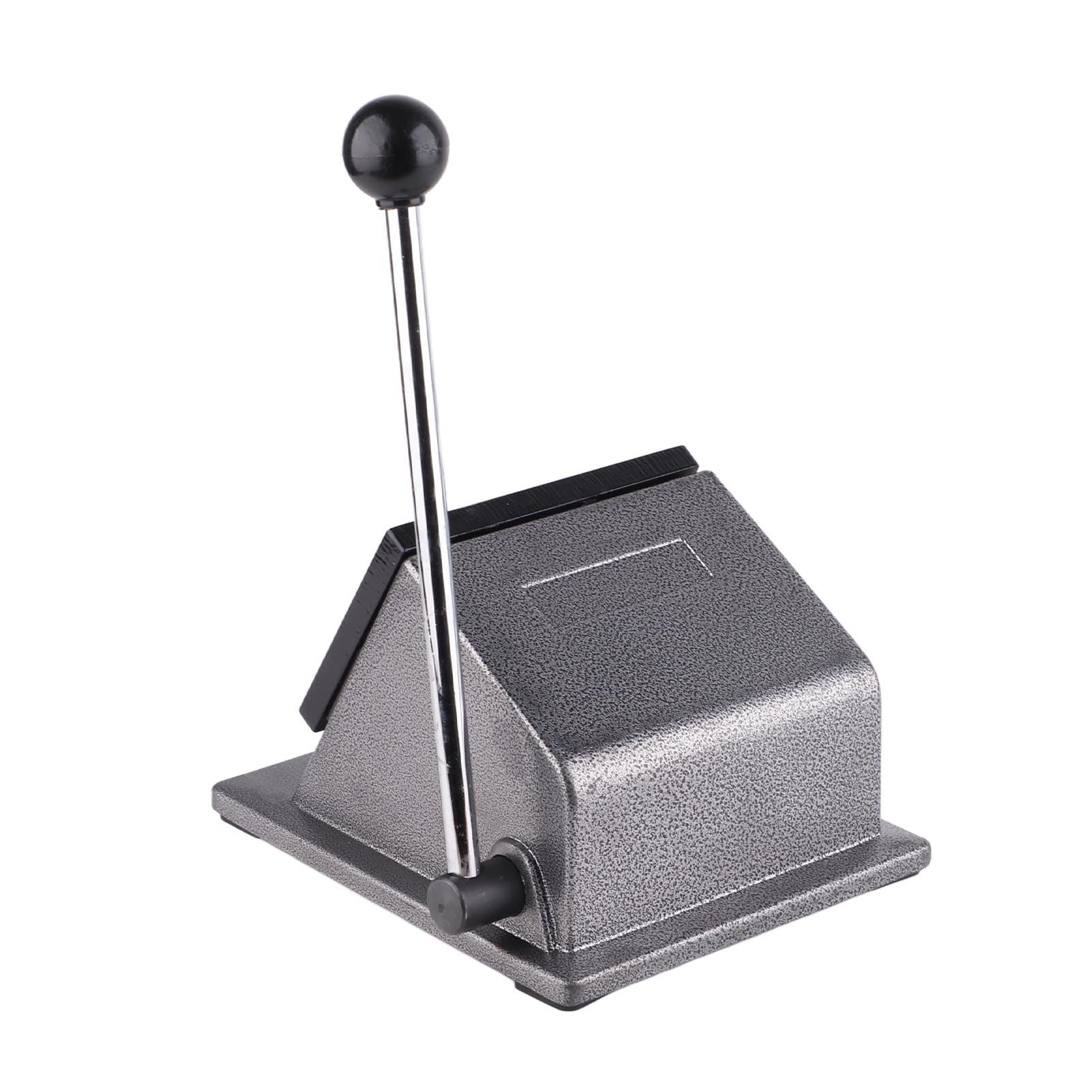 Jiawu Cortador Redondo de Acero Inoxidable para Hacer Insignias, Troquelador Gráfico para Tarjetas de PVC de Cuero de Papel, Herramienta de Perforación Circular de 1,5 Pulgadas, de Brazo Largo de