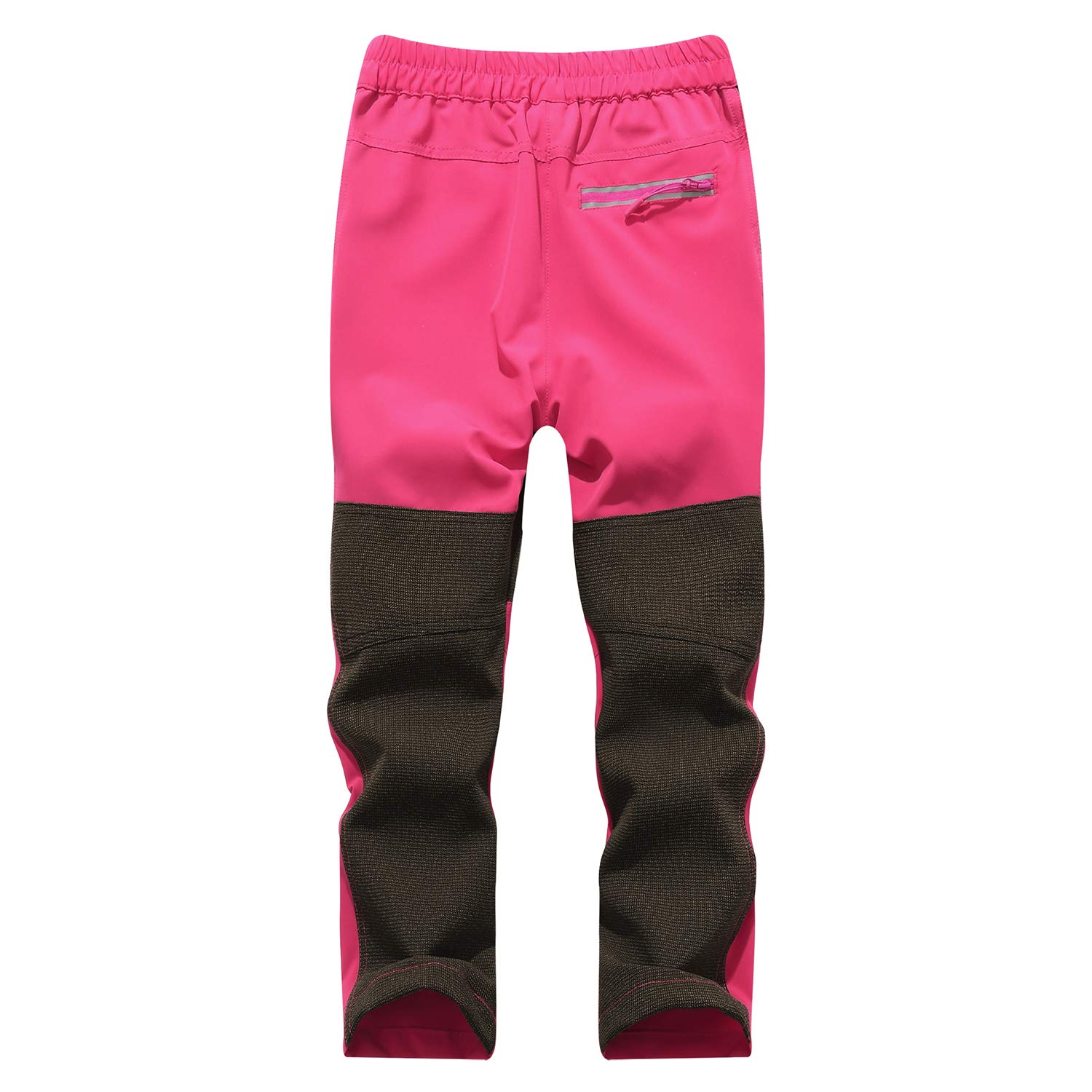 Pantalones para niños de GITVIENAR, elásticos, de secado rápido, ideales para ciclismo, trekking, diseño unisex, para niños y niñas, primavera/verano, niño, color rojo, tamaño EU S (Taille : 47CM)